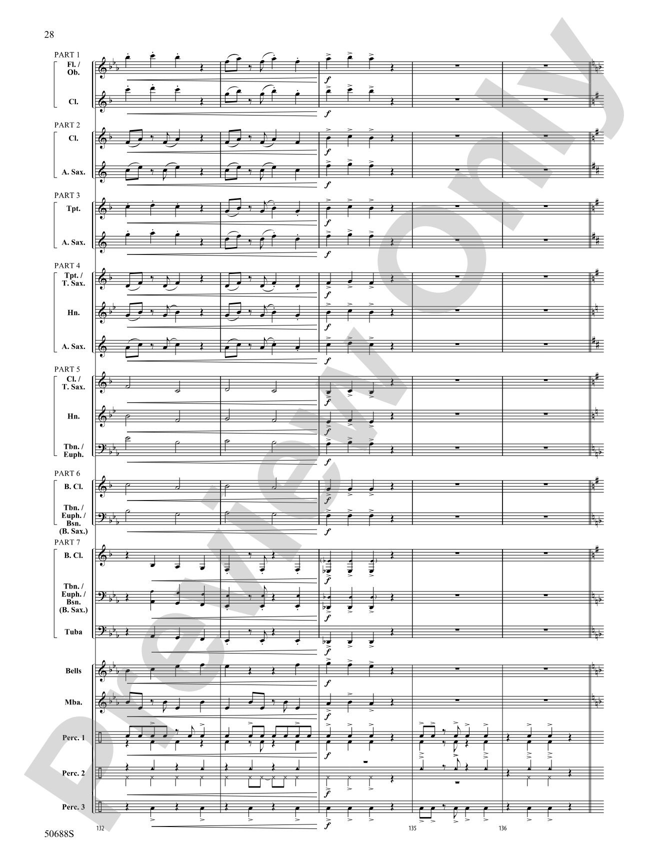 The Country Club Stomp!: Concert Band Conductor Score & Parts - ColorFlex version