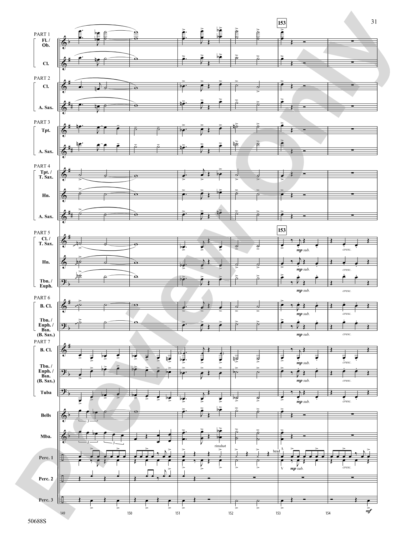 The Country Club Stomp!: Concert Band Conductor Score & Parts - ColorFlex version