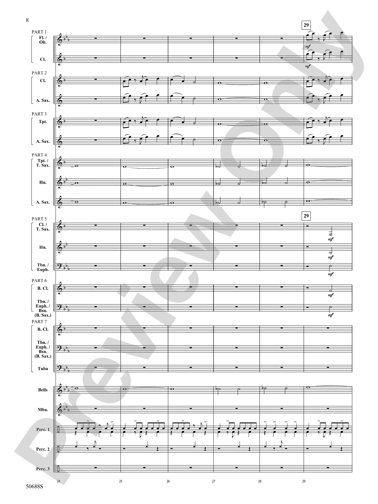 The Country Club Stomp!: Concert Band Conductor Score & Parts - ColorFlex version