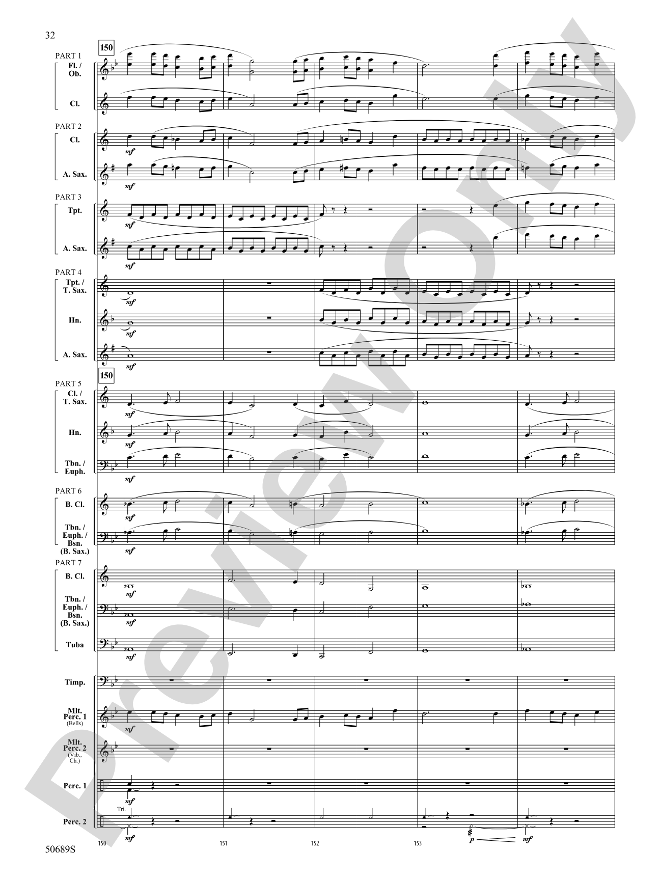 Among the Clouds: Concert Band Conductor Score & Parts - ColorFlex Version
