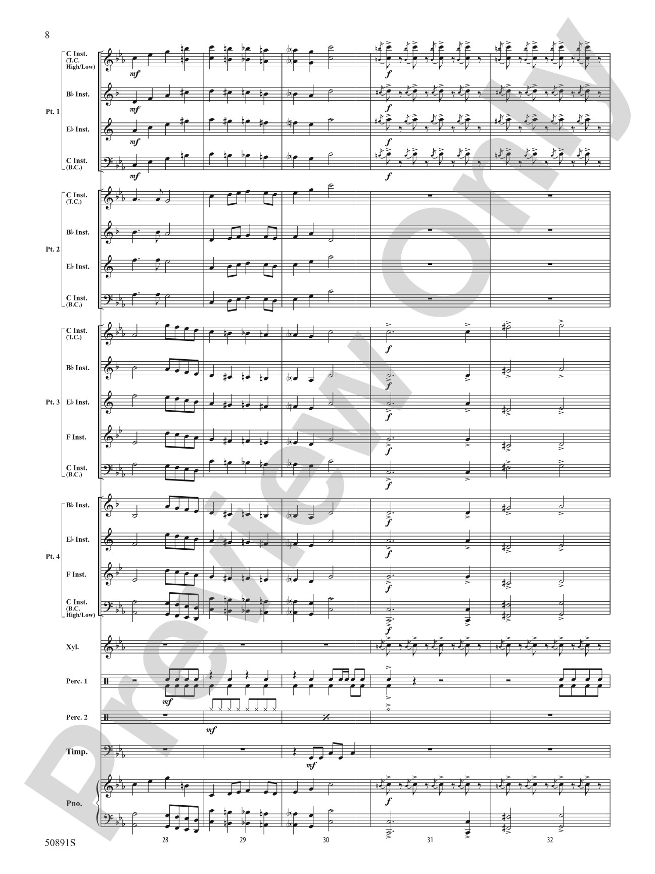 Dr. ROCKenstein: Flexible Band/String Ensemble Score & Parts