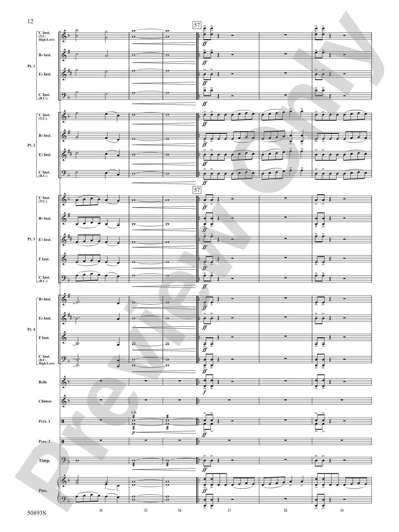 Castles and Dragons: Flexible Band/String Ensemble Score & Parts