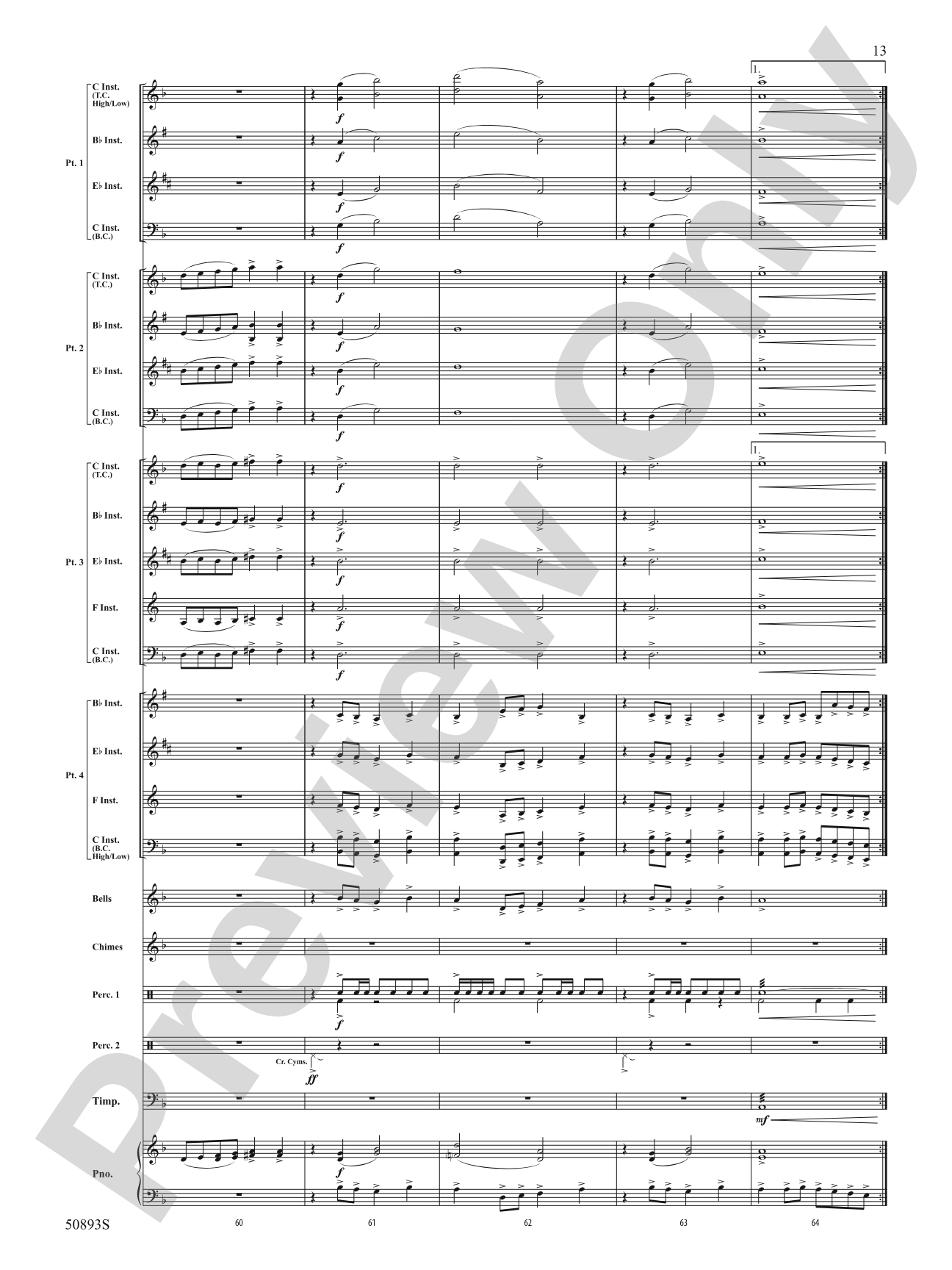 Castles and Dragons: Flexible Band/String Ensemble Score & Parts