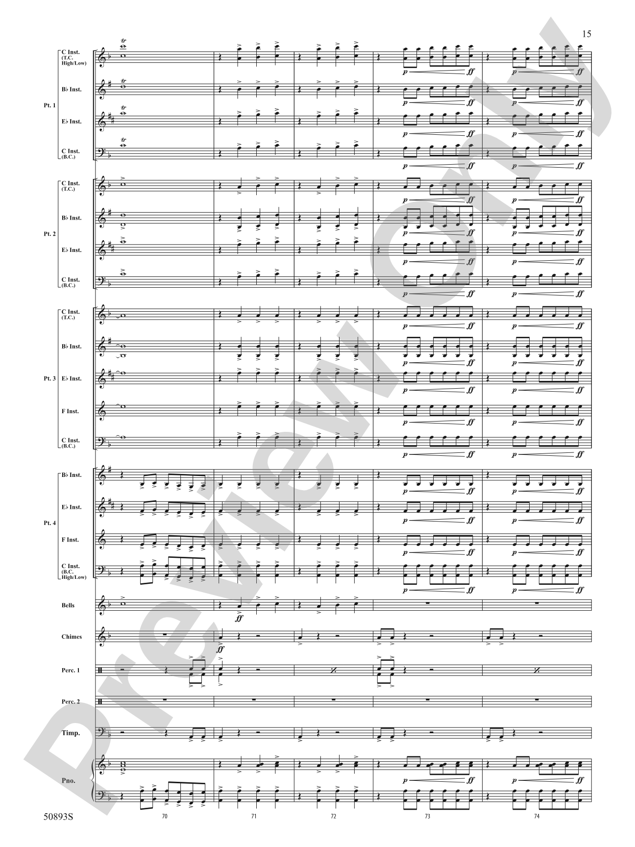 Castles and Dragons: Flexible Band/String Ensemble Score & Parts