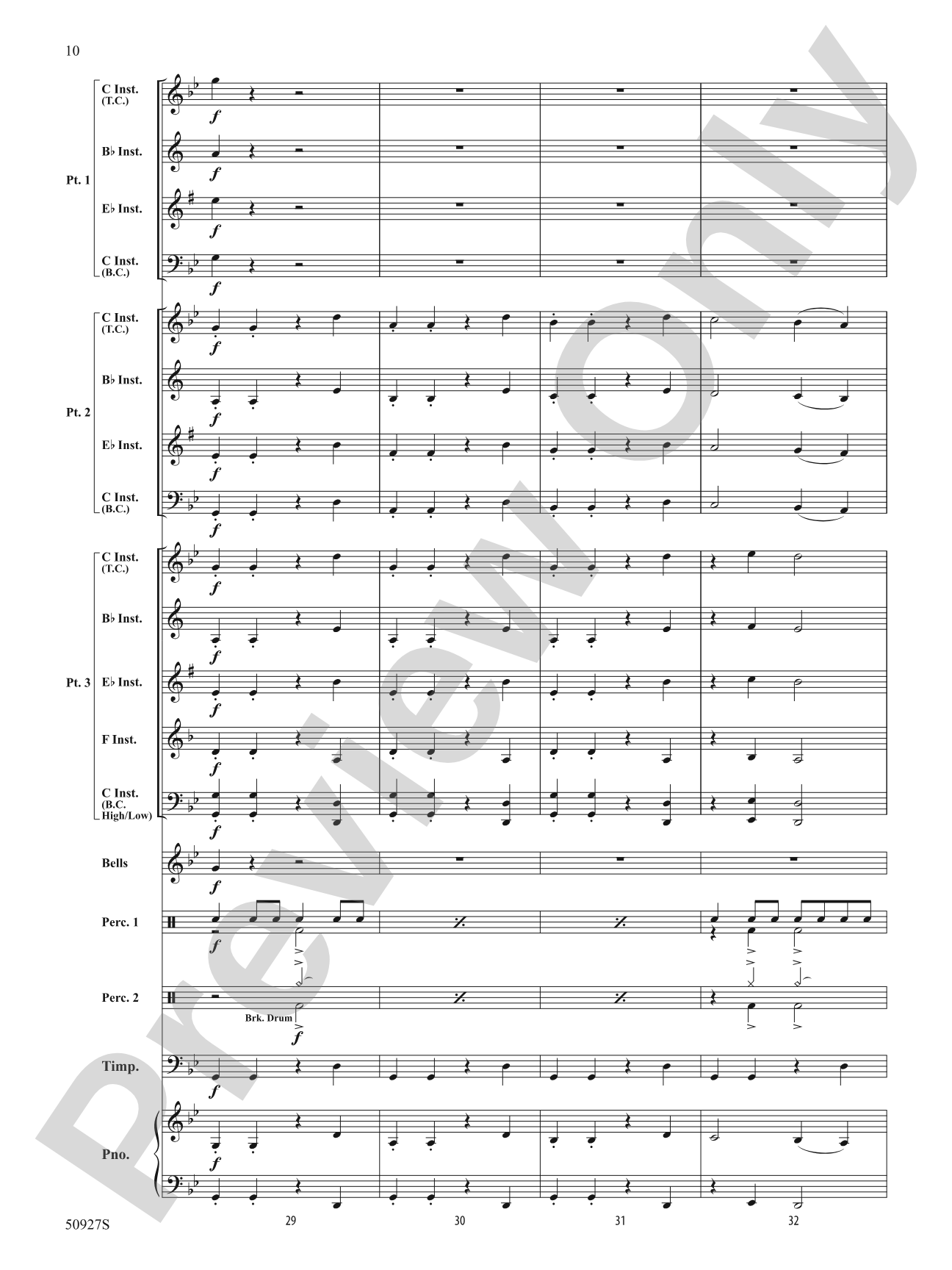 Thor's Hammer: Flexible Band/String Ensemble Score & Parts