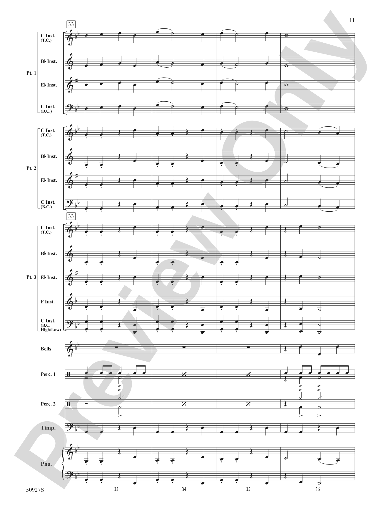 Thor's Hammer: Flexible Band/String Ensemble Score & Parts