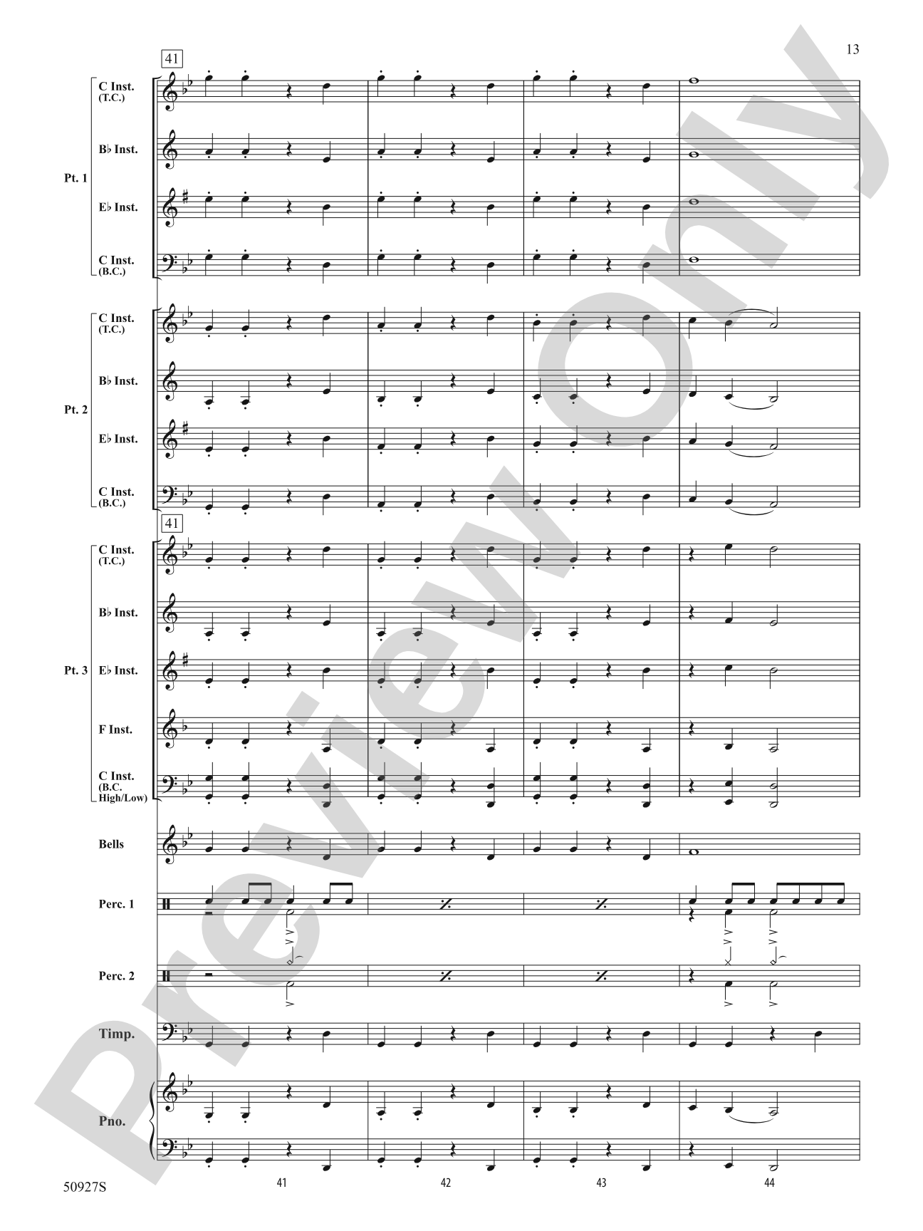 Thor's Hammer: Flexible Band/String Ensemble Score & Parts