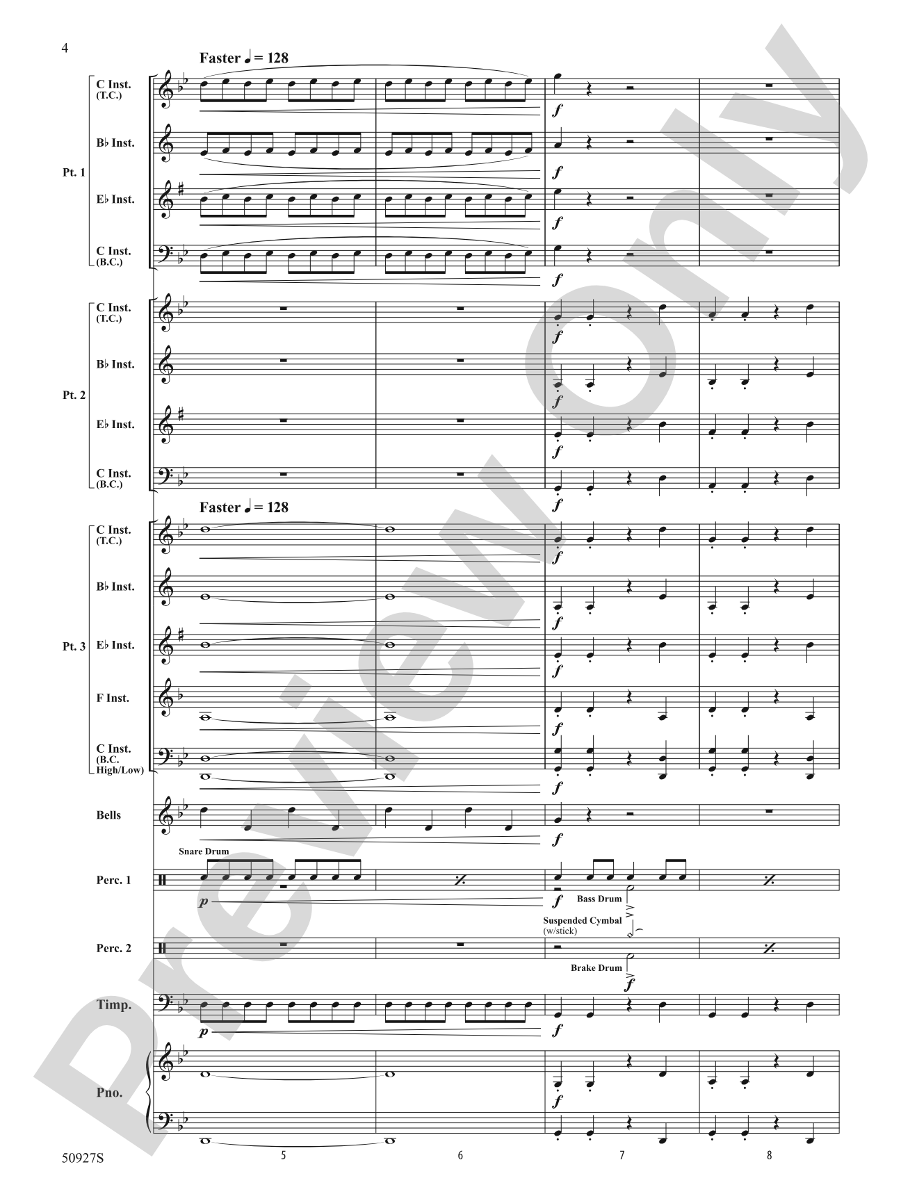 Thor's Hammer: Flexible Band/String Ensemble Score & Parts