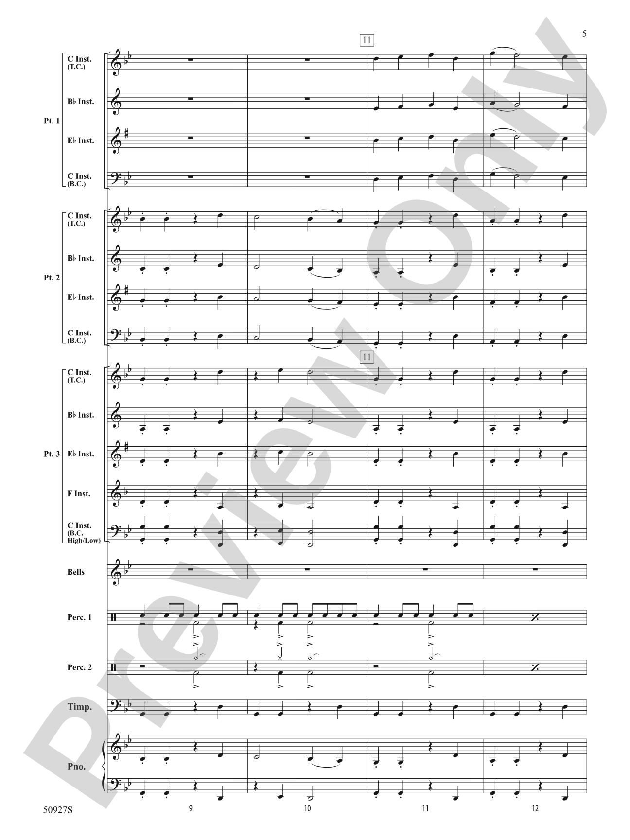 Thor's Hammer: Flexible Band/String Ensemble Score & Parts