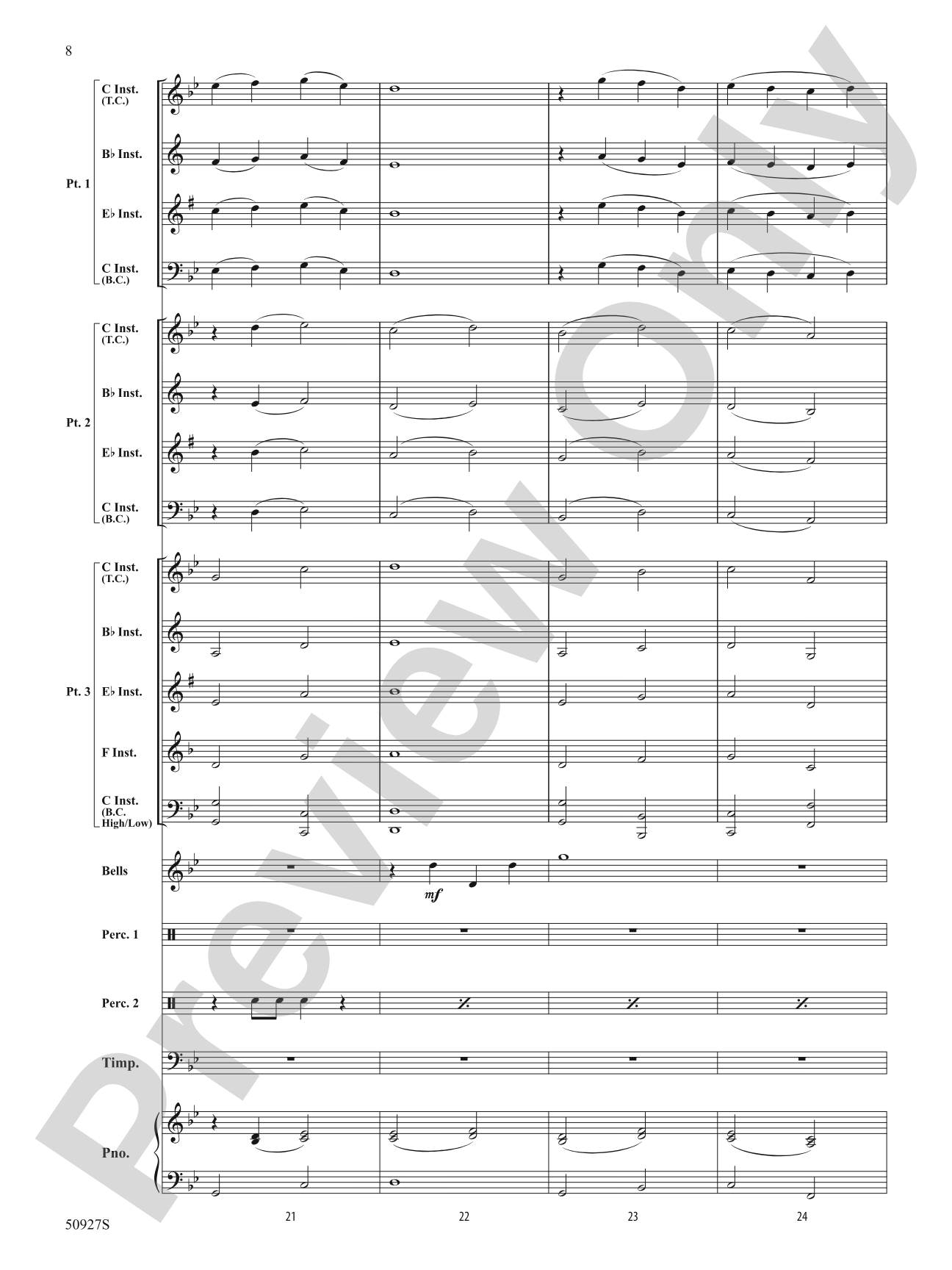 Thor's Hammer: Flexible Band/String Ensemble Score & Parts