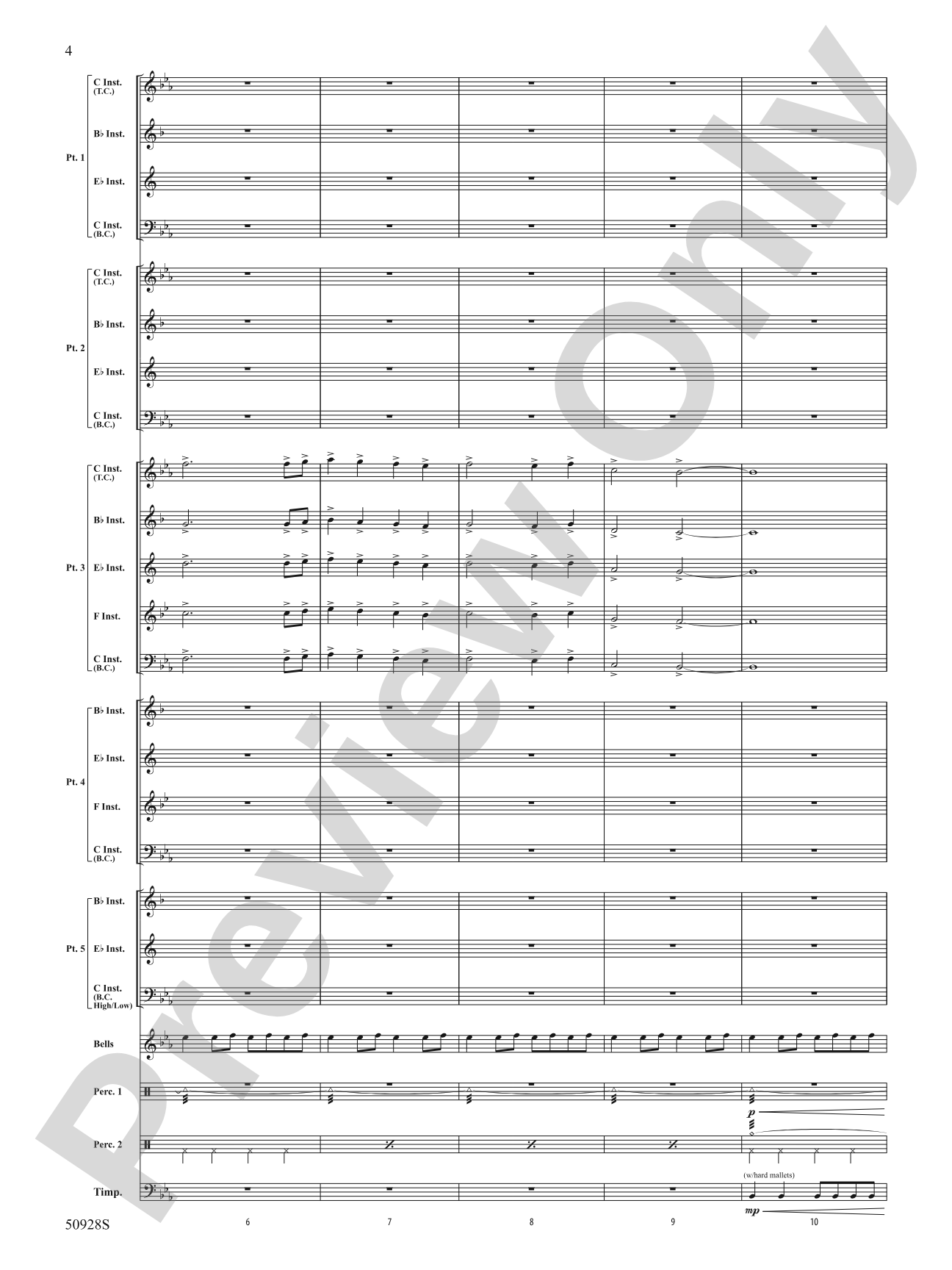Fanfare for the Faithful: Concert Band Conductor Score & Parts