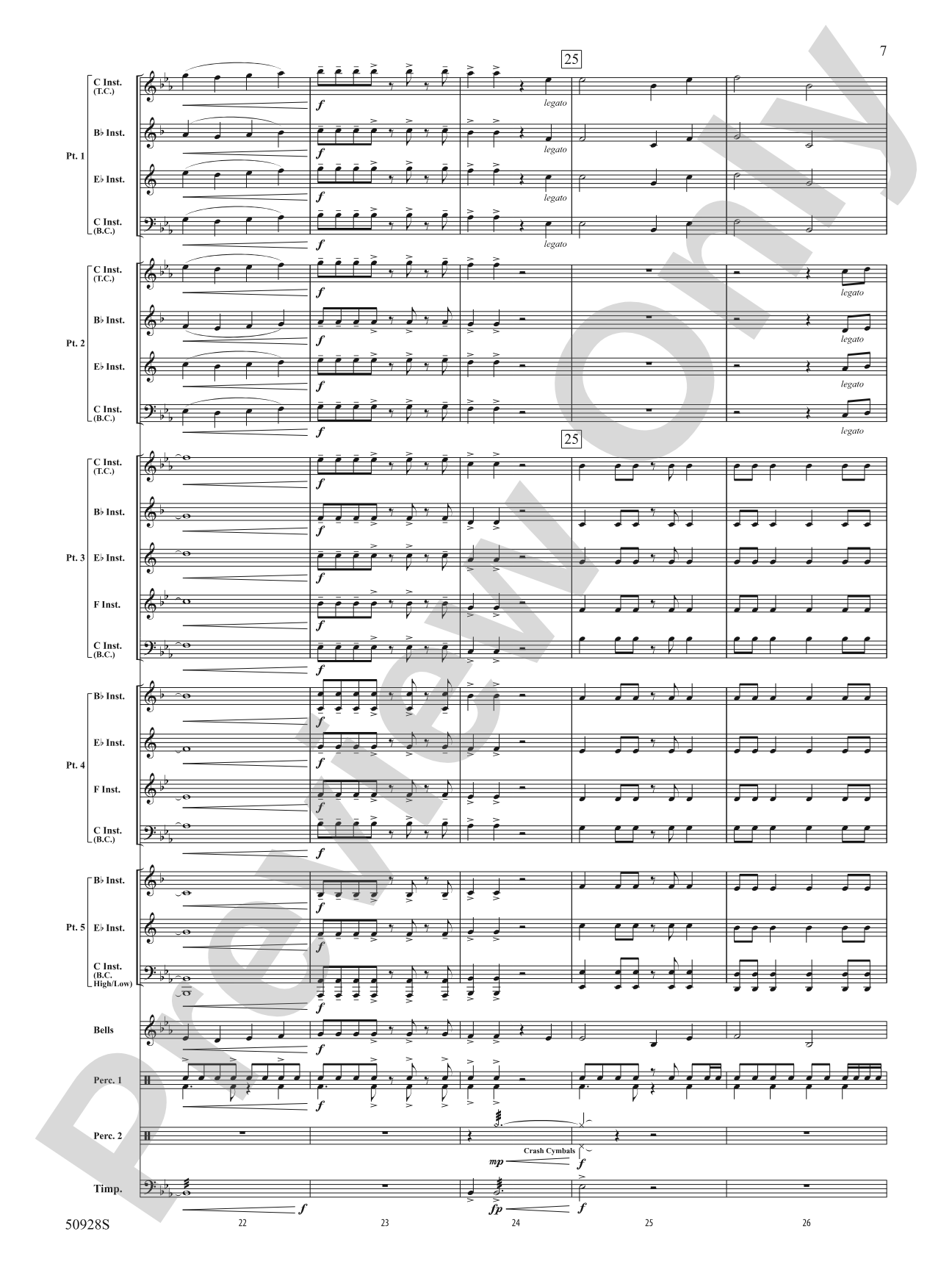 Fanfare for the Faithful: Concert Band Conductor Score & Parts
