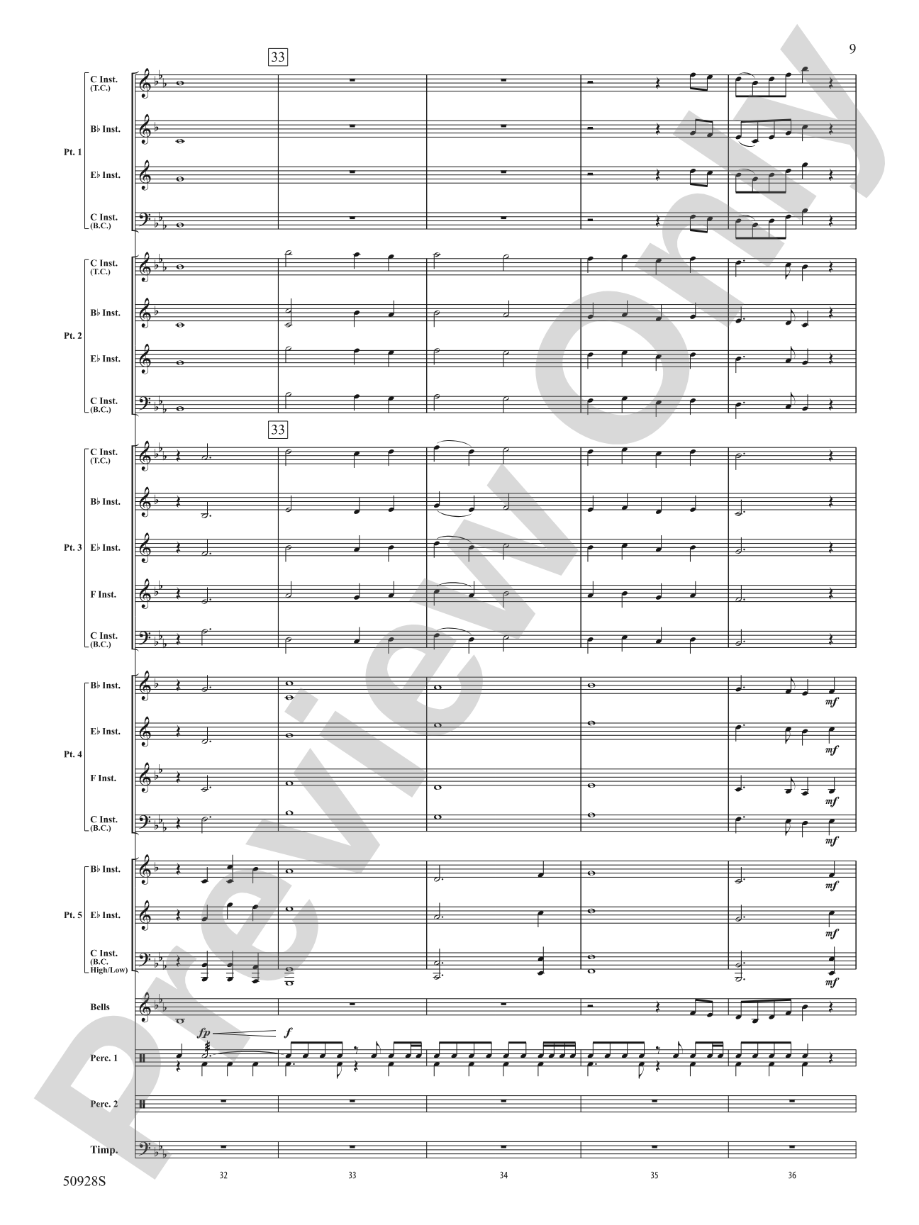 Fanfare for the Faithful: Concert Band Conductor Score & Parts