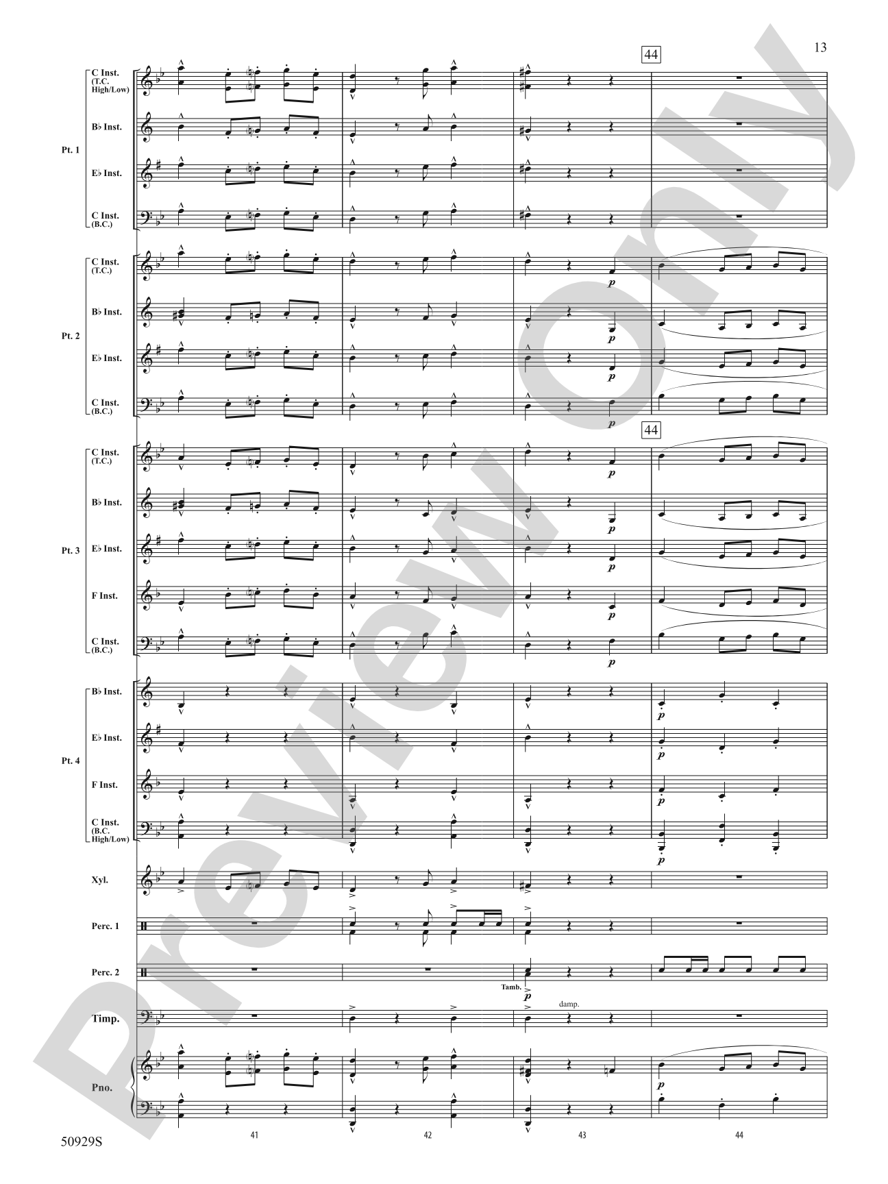 Fandango Festival: Flexible Band/String Ensemble Score & Parts