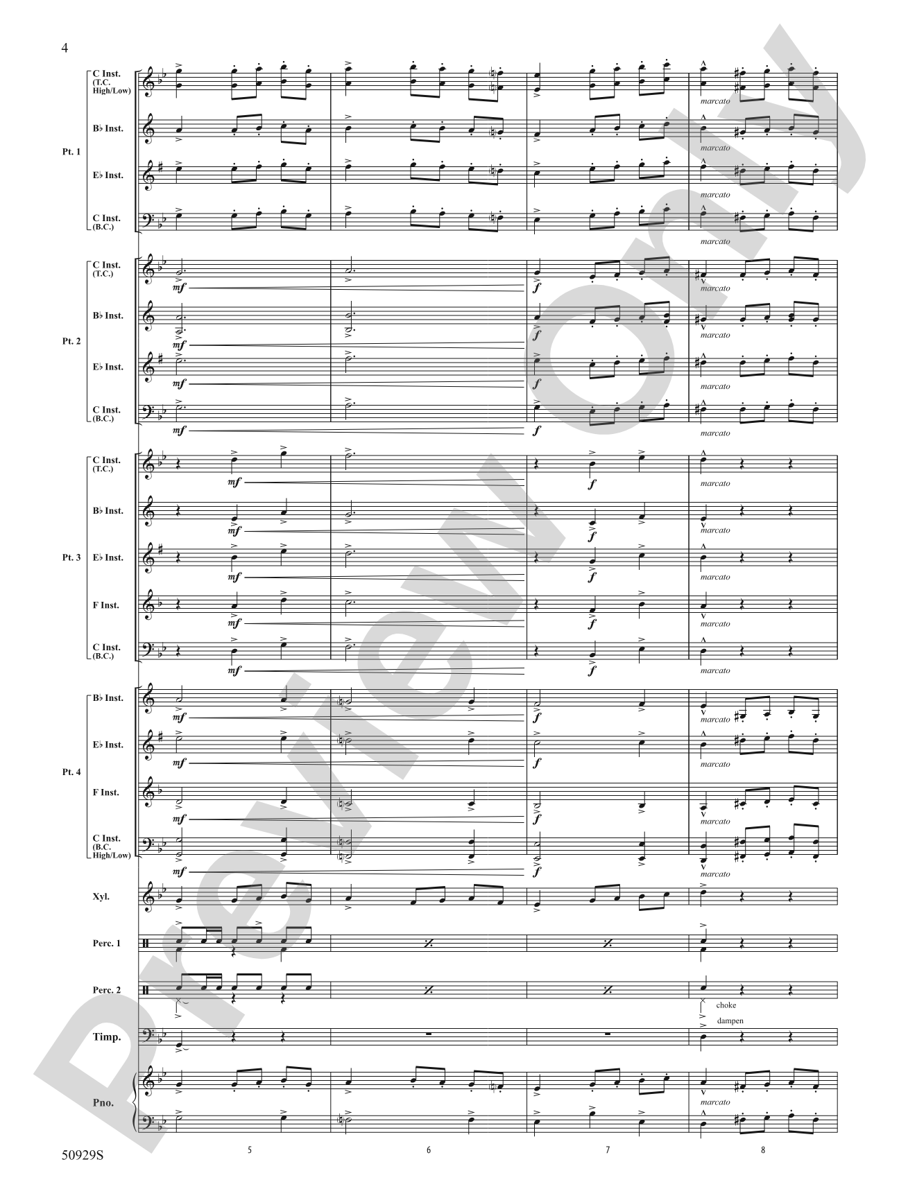 Fandango Festival: Flexible Band/String Ensemble Score & Parts