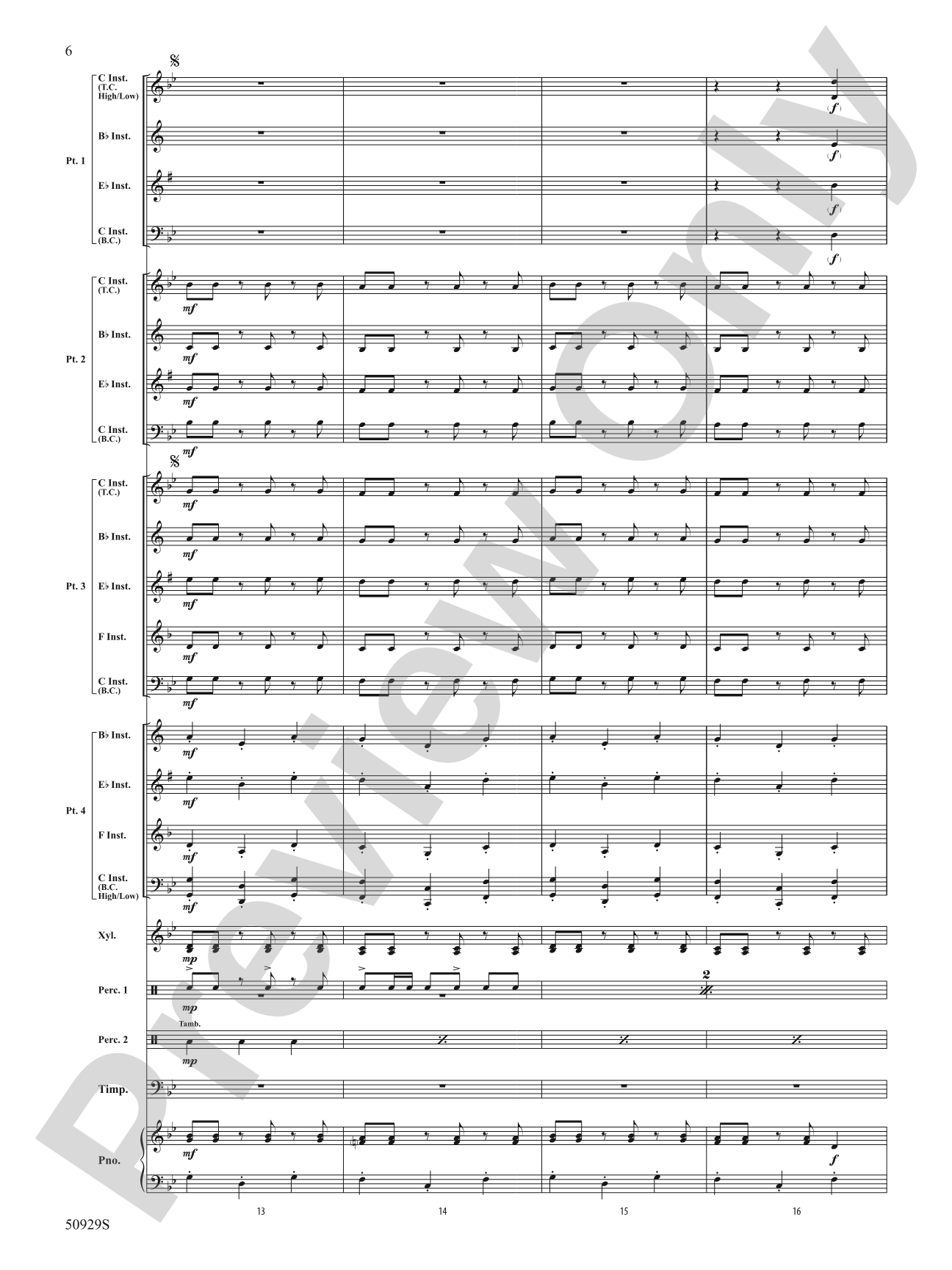 Fandango Festival: Flexible Band/String Ensemble Score & Parts