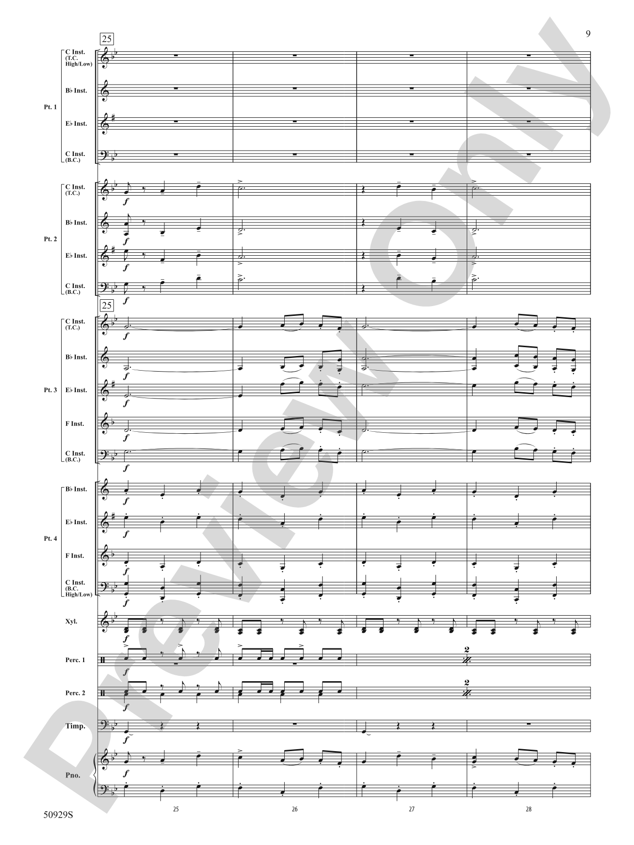 Fandango Festival: Flexible Band/String Ensemble Score & Parts