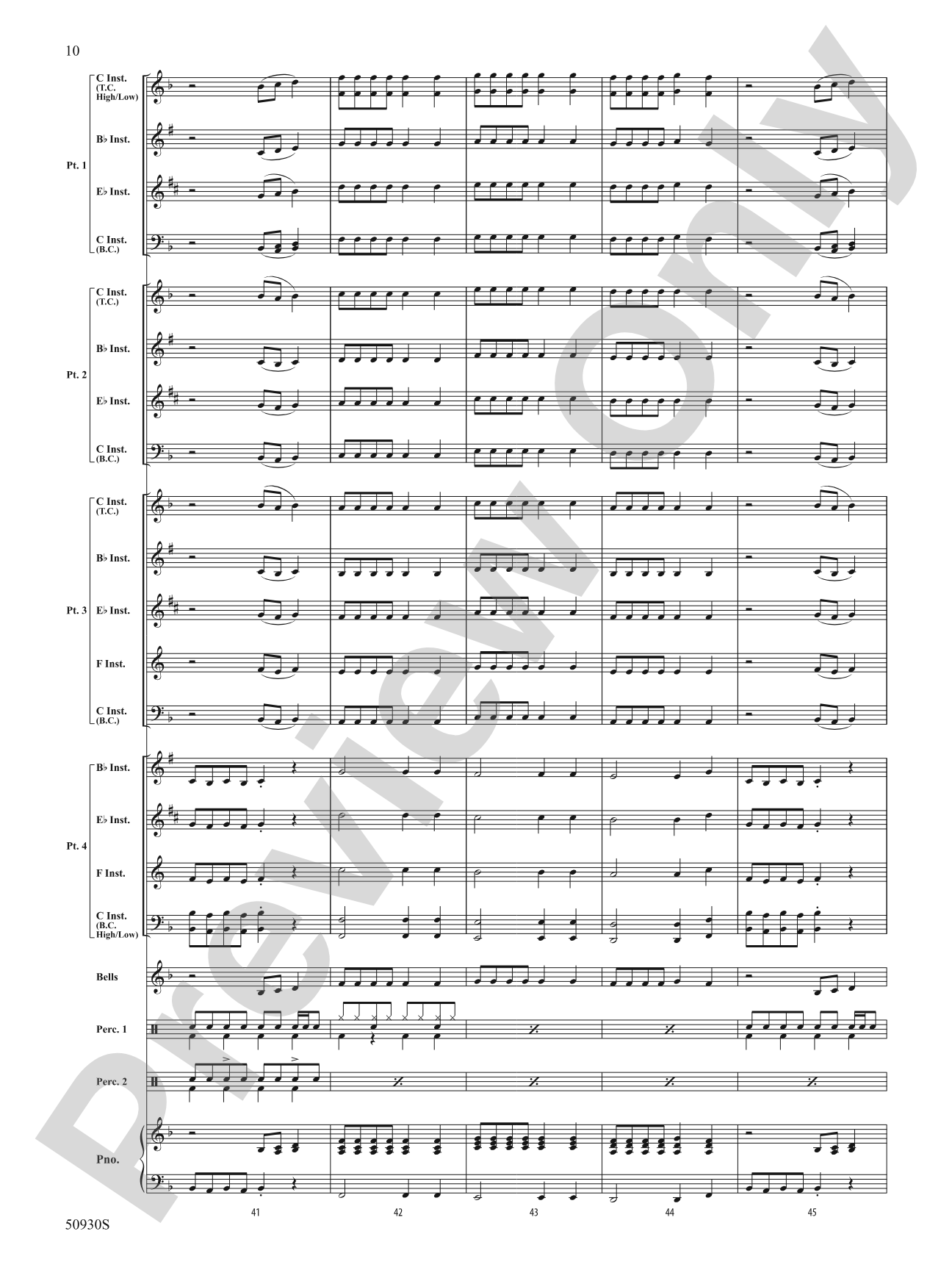Any Way You Want It: Concert Band Conductor Score & Parts