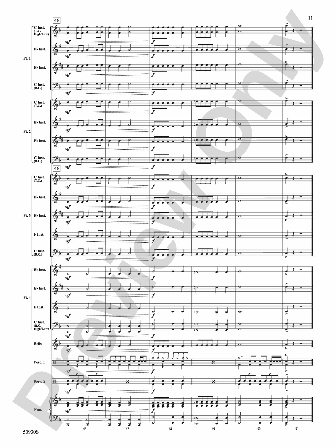 Any Way You Want It: Concert Band Conductor Score & Parts