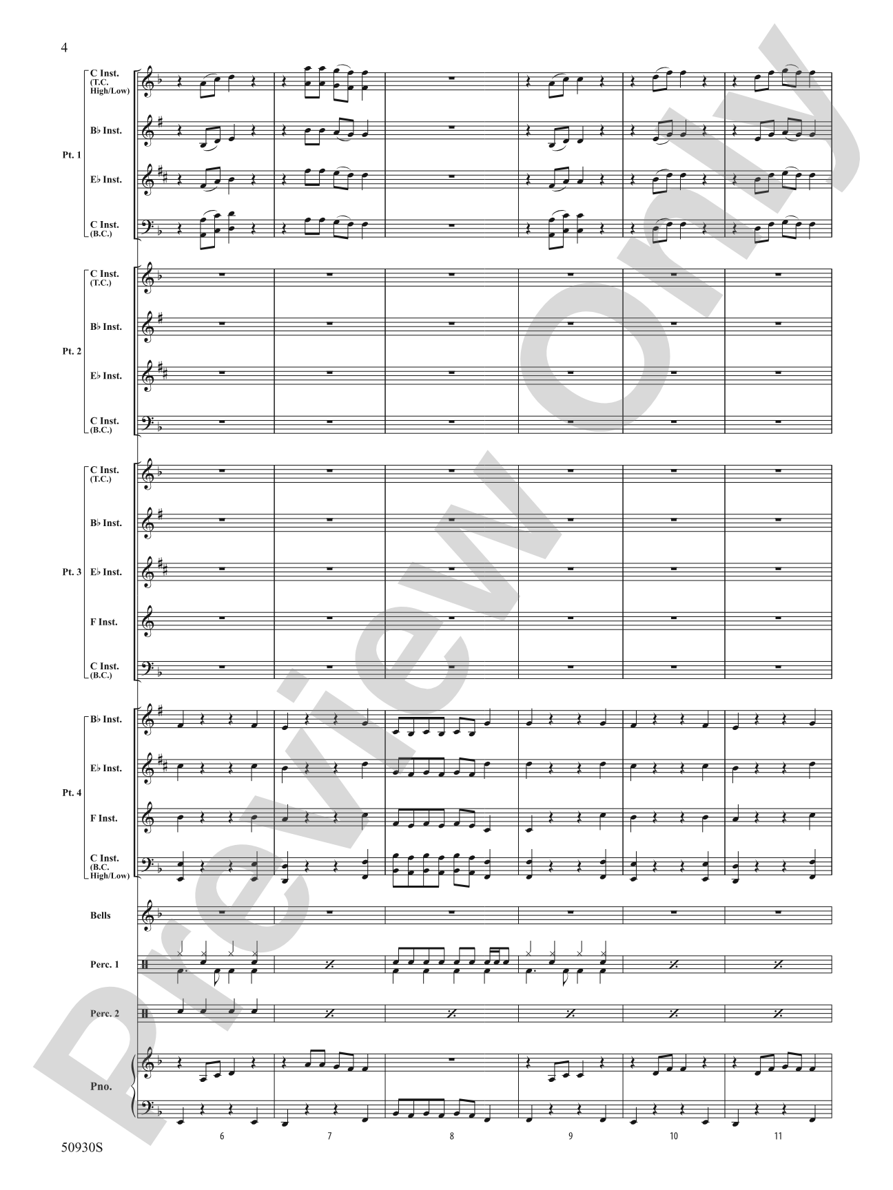 Any Way You Want It: Concert Band Conductor Score & Parts