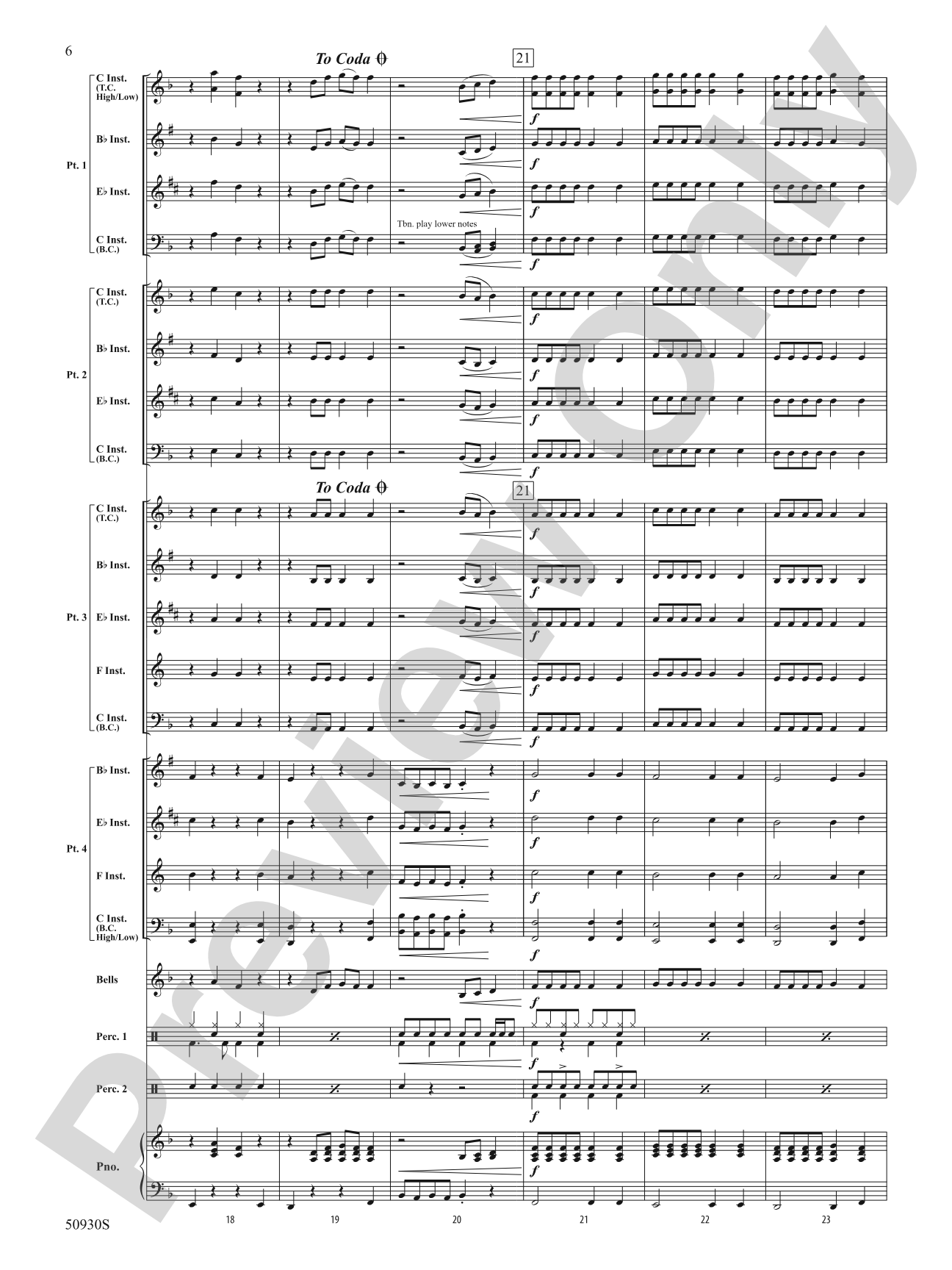 Any Way You Want It: Concert Band Conductor Score & Parts