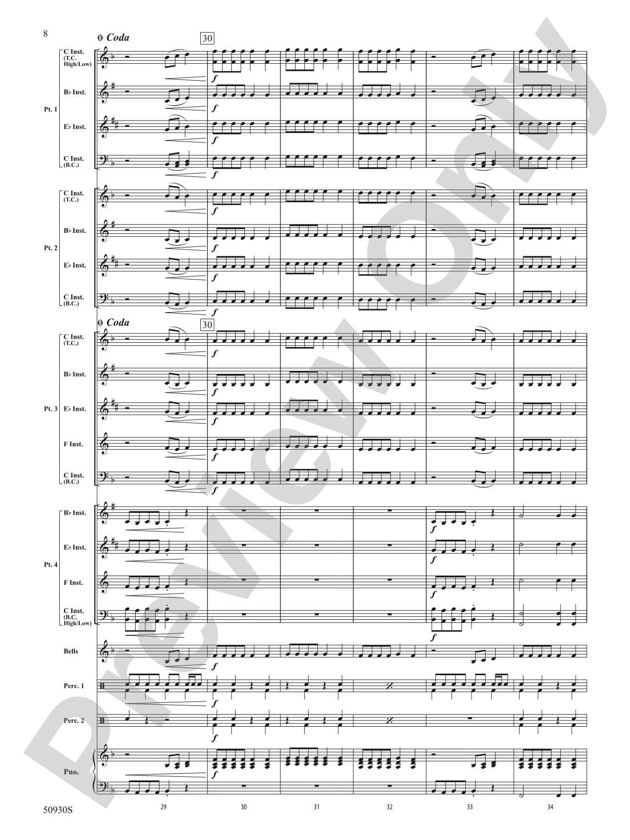 Any Way You Want It: Concert Band Conductor Score & Parts