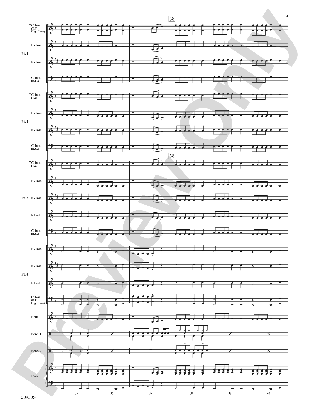 Any Way You Want It: Concert Band Conductor Score & Parts