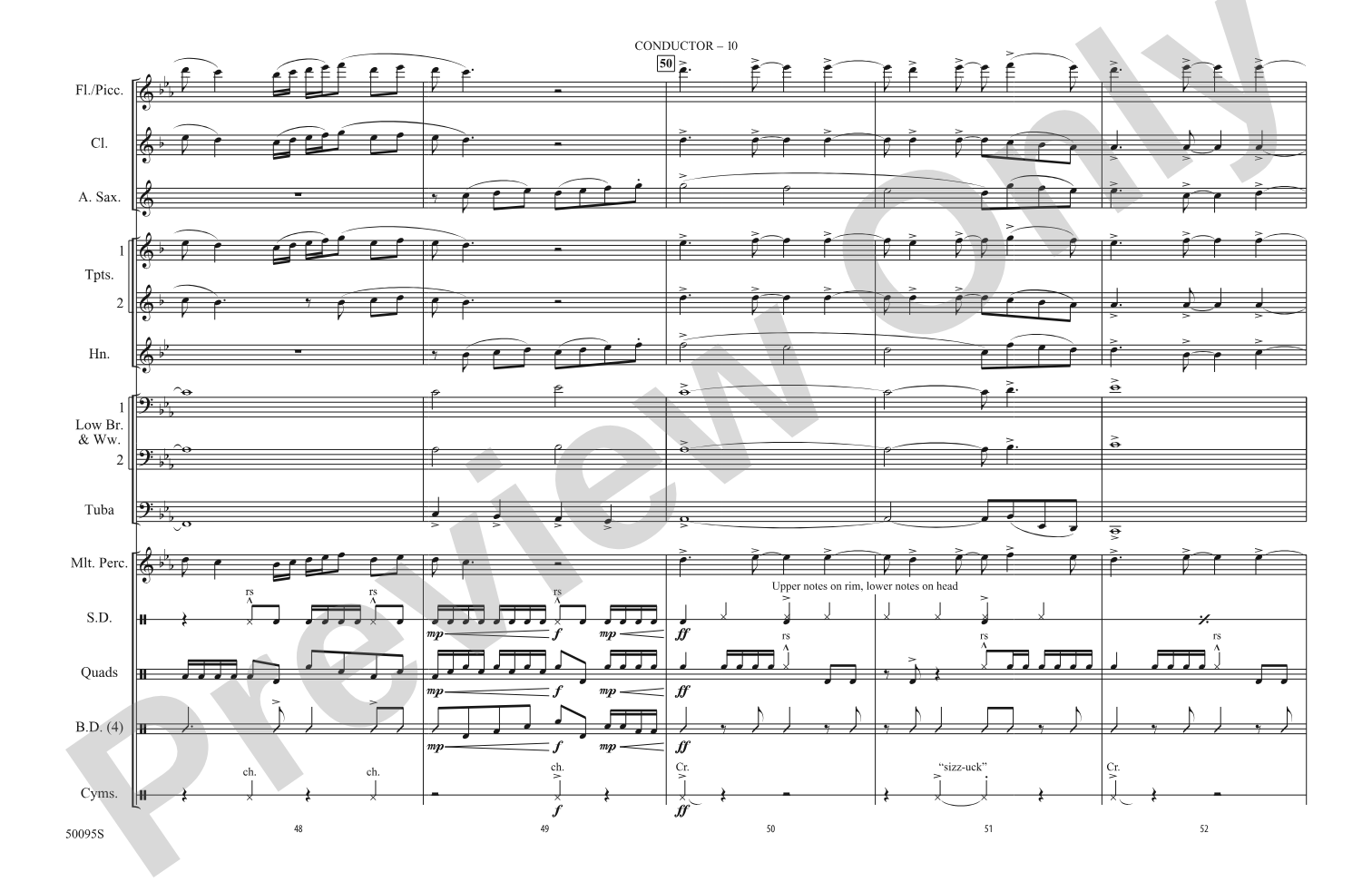 2 Be Loved: Marching Band Conductor Score & Parts