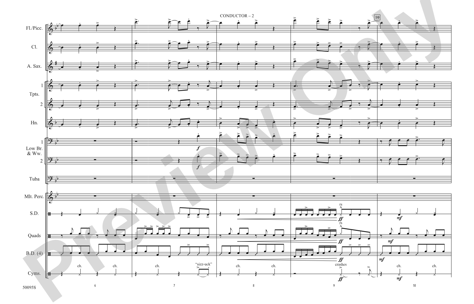 2 Be Loved: Marching Band Conductor Score & Parts