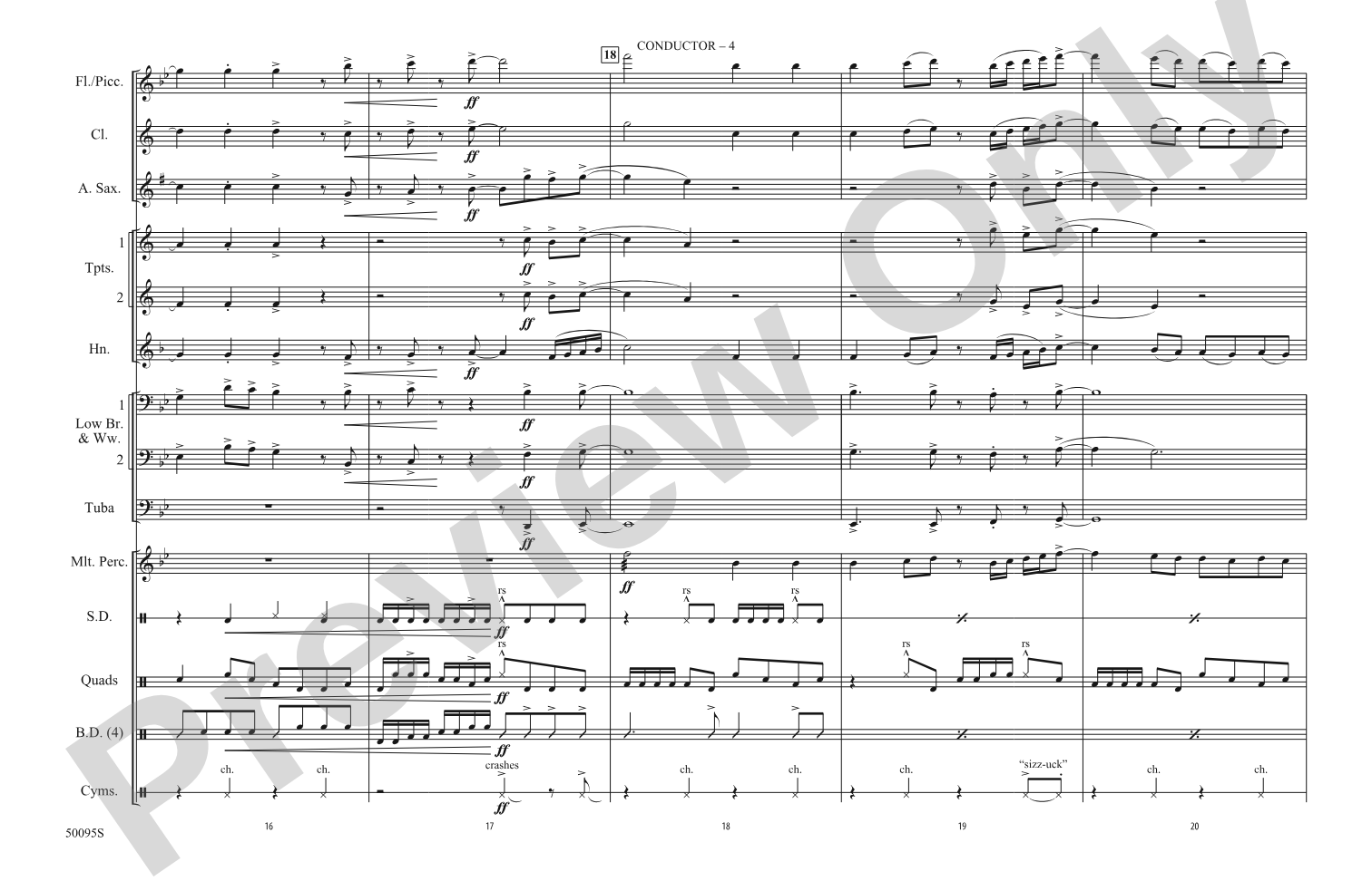 2 Be Loved: Marching Band Conductor Score & Parts