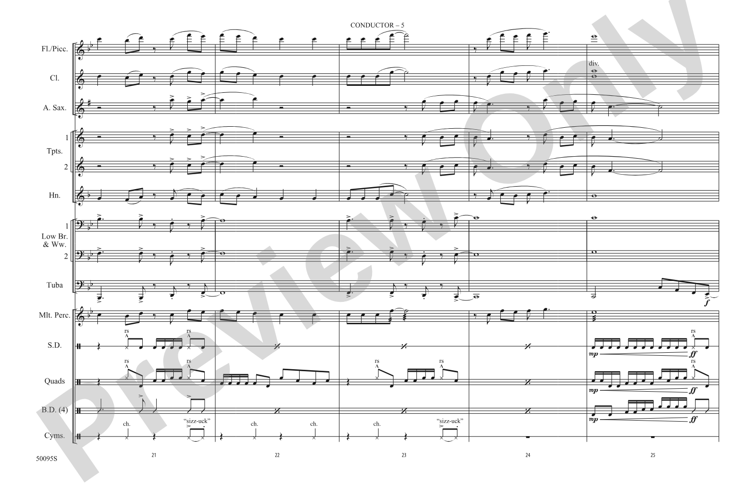 2 Be Loved: Marching Band Conductor Score & Parts
