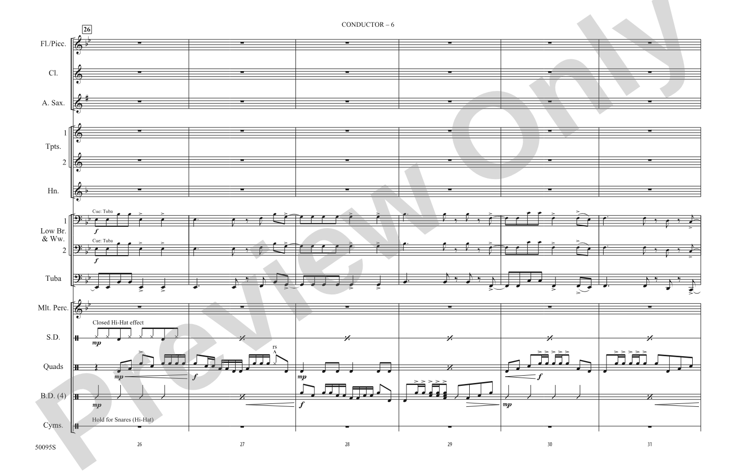 2 Be Loved: Marching Band Conductor Score & Parts
