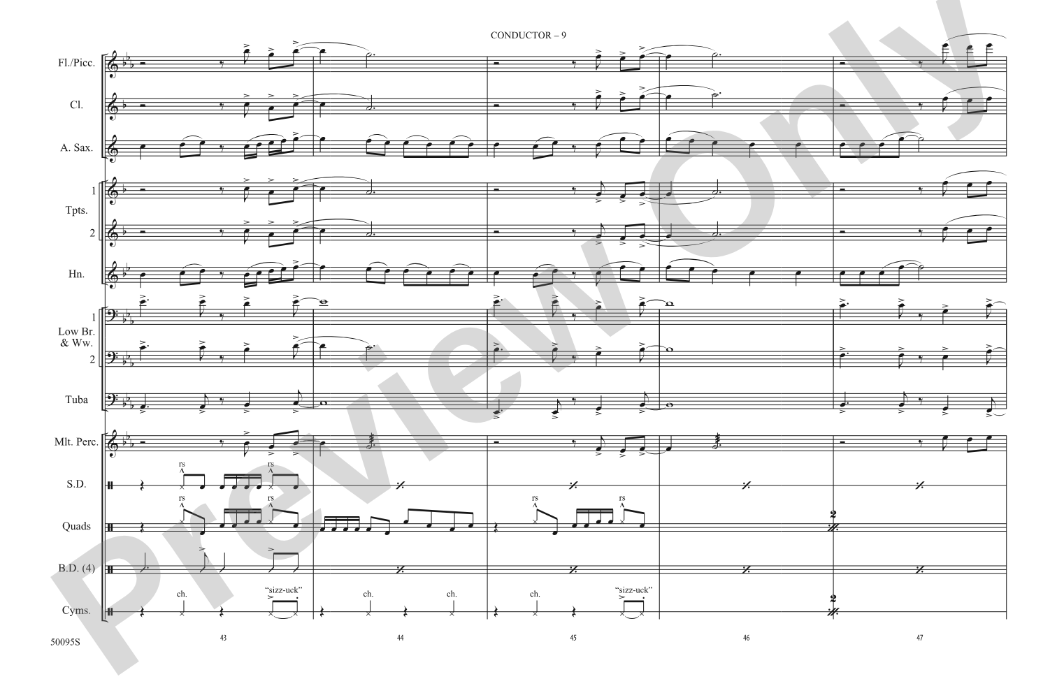 2 Be Loved: Marching Band Conductor Score & Parts