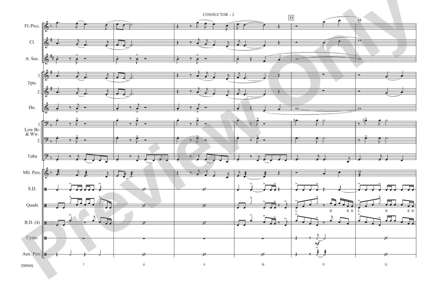 This Is Why: Marching Band Conductor Score & Parts