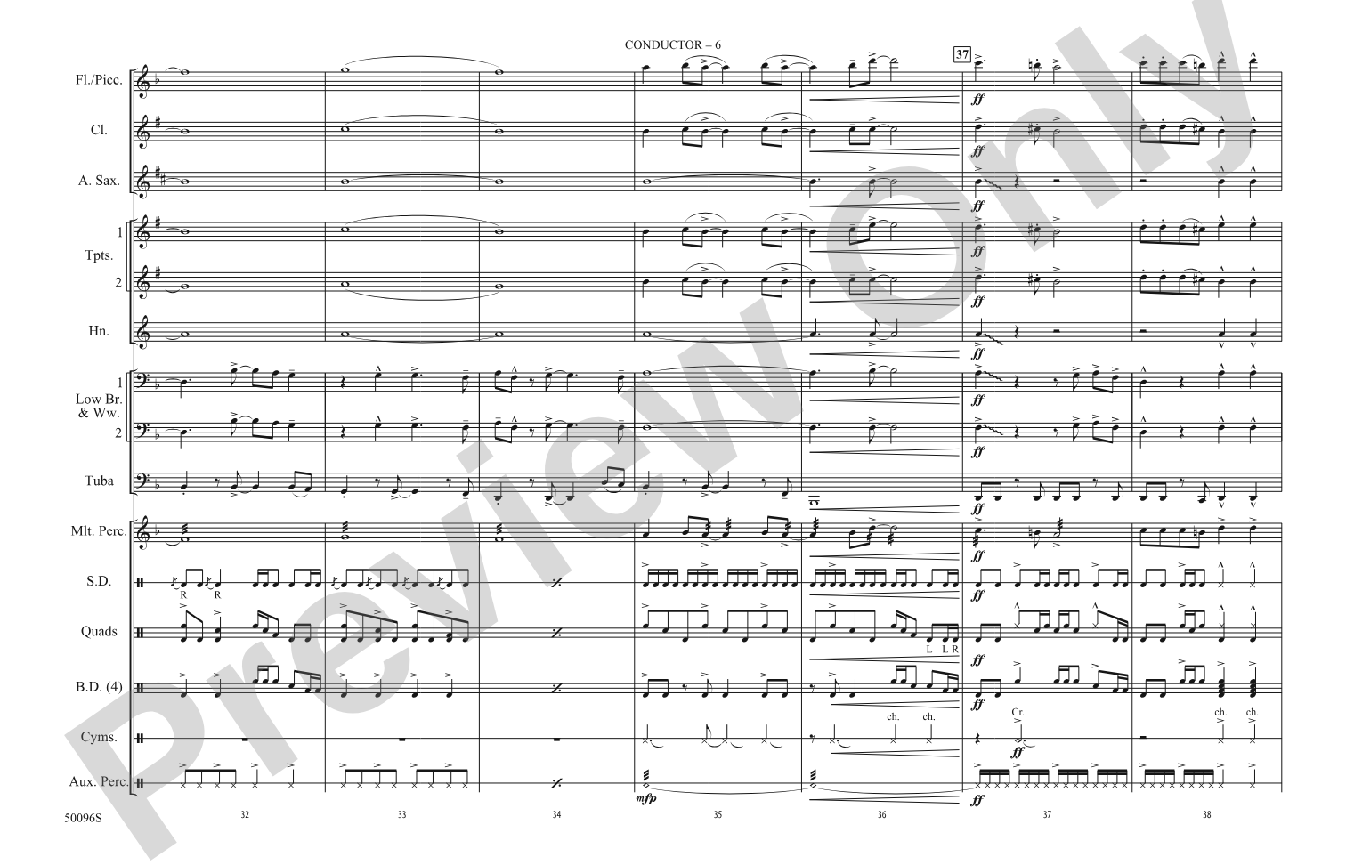 This Is Why: Marching Band Conductor Score & Parts