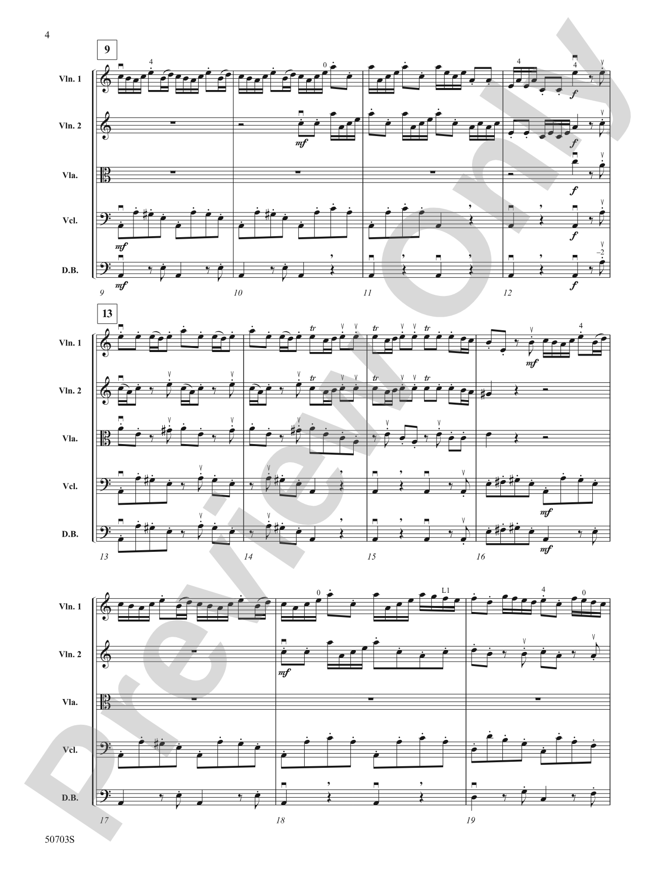 Armonico: String Orchestra Conductor Score & Parts