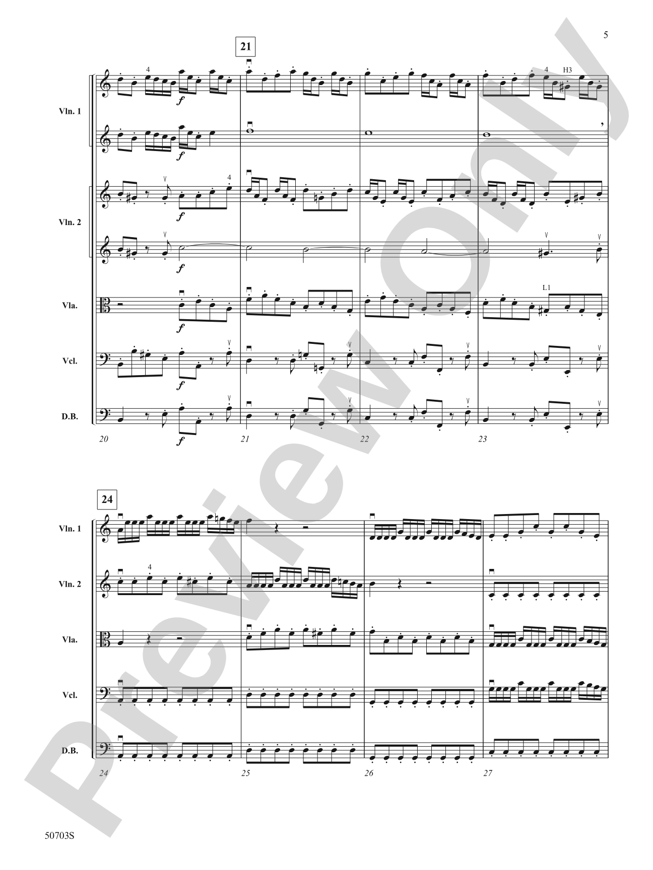 Armonico: String Orchestra Conductor Score & Parts