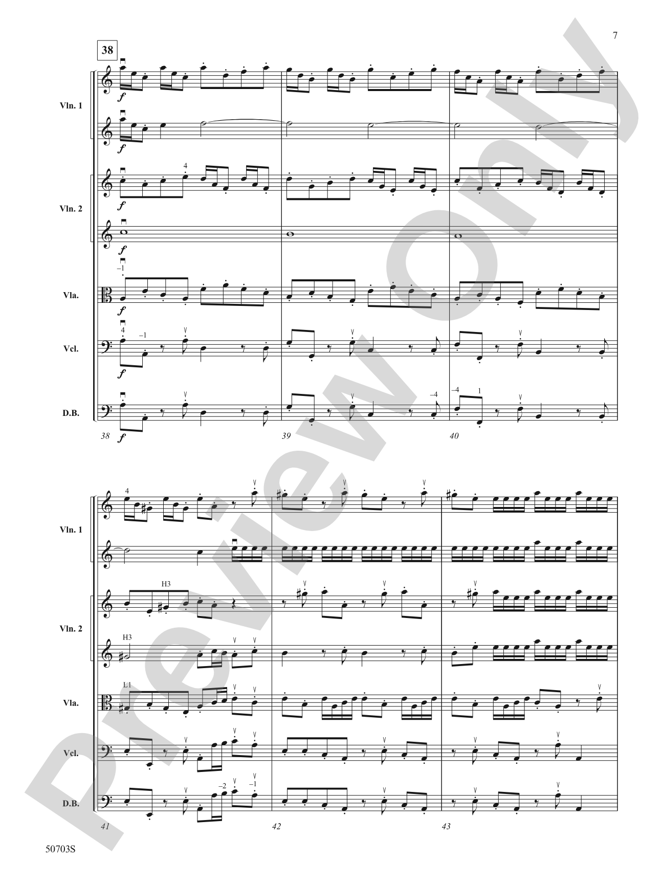 Armonico: String Orchestra Conductor Score & Parts