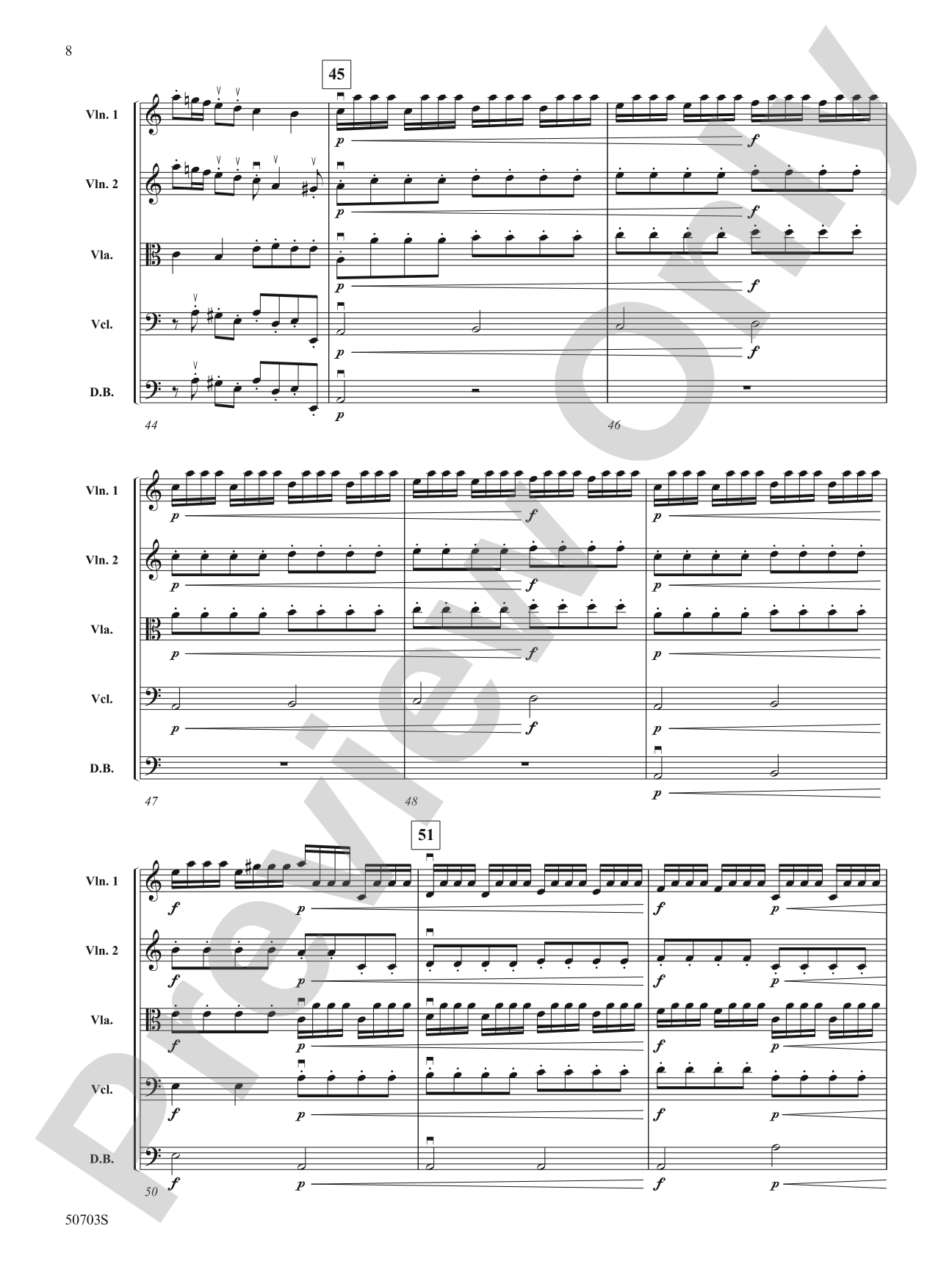 Armonico: String Orchestra Conductor Score & Parts