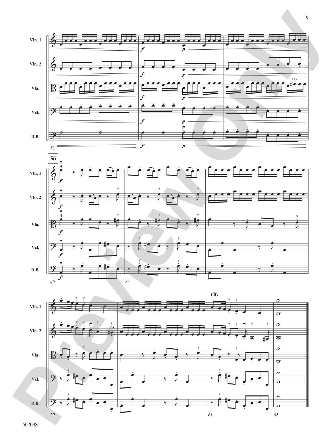 Armonico: String Orchestra Conductor Score & Parts