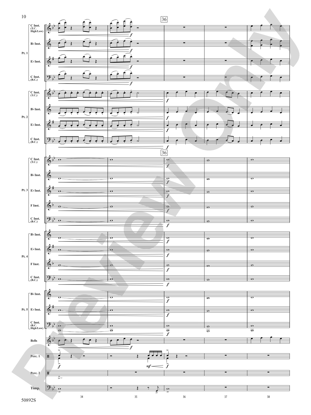 Crusade: Flexible Band/String Ensemble Score & Parts