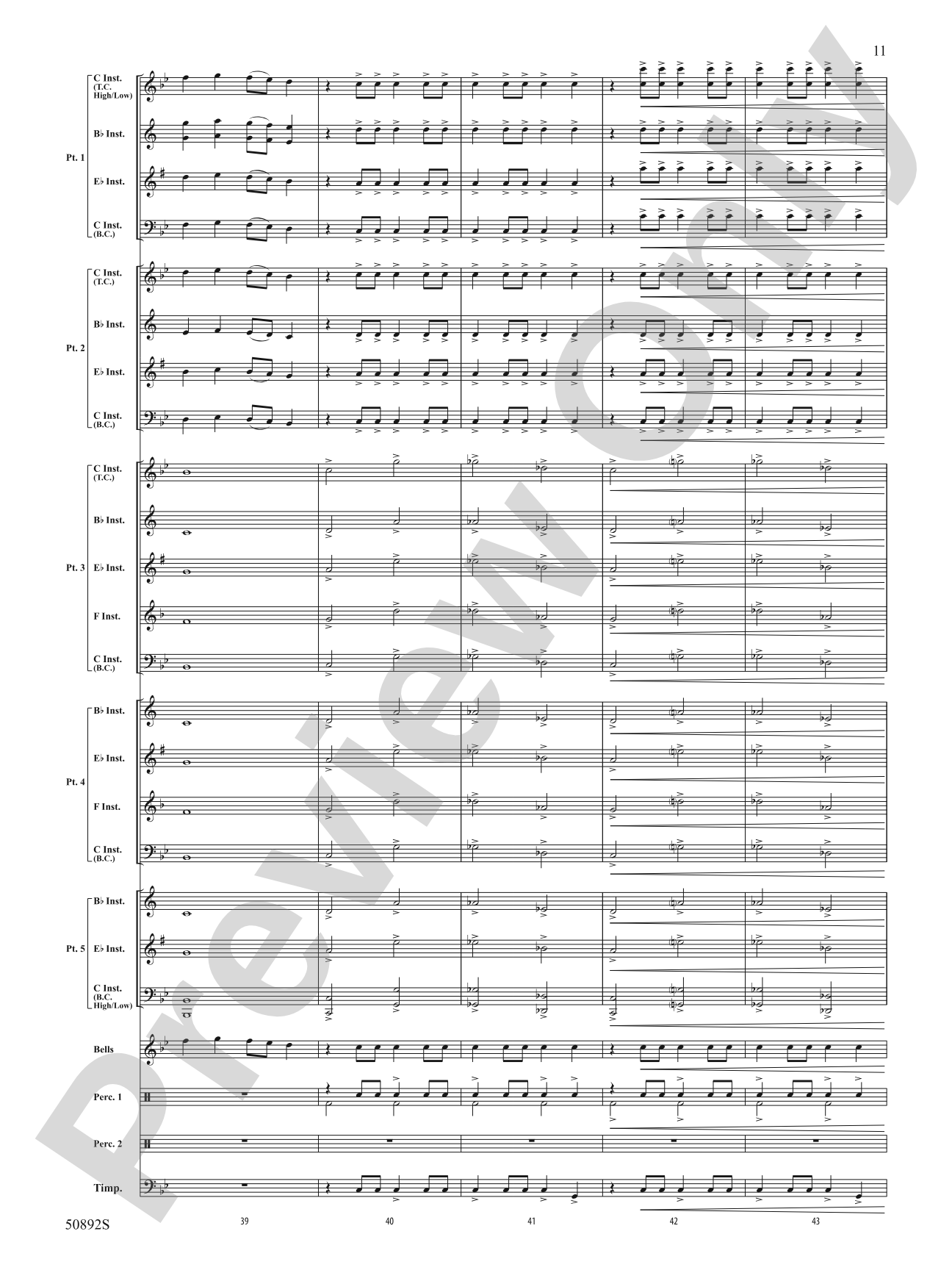 Crusade: Flexible Band/String Ensemble Score & Parts