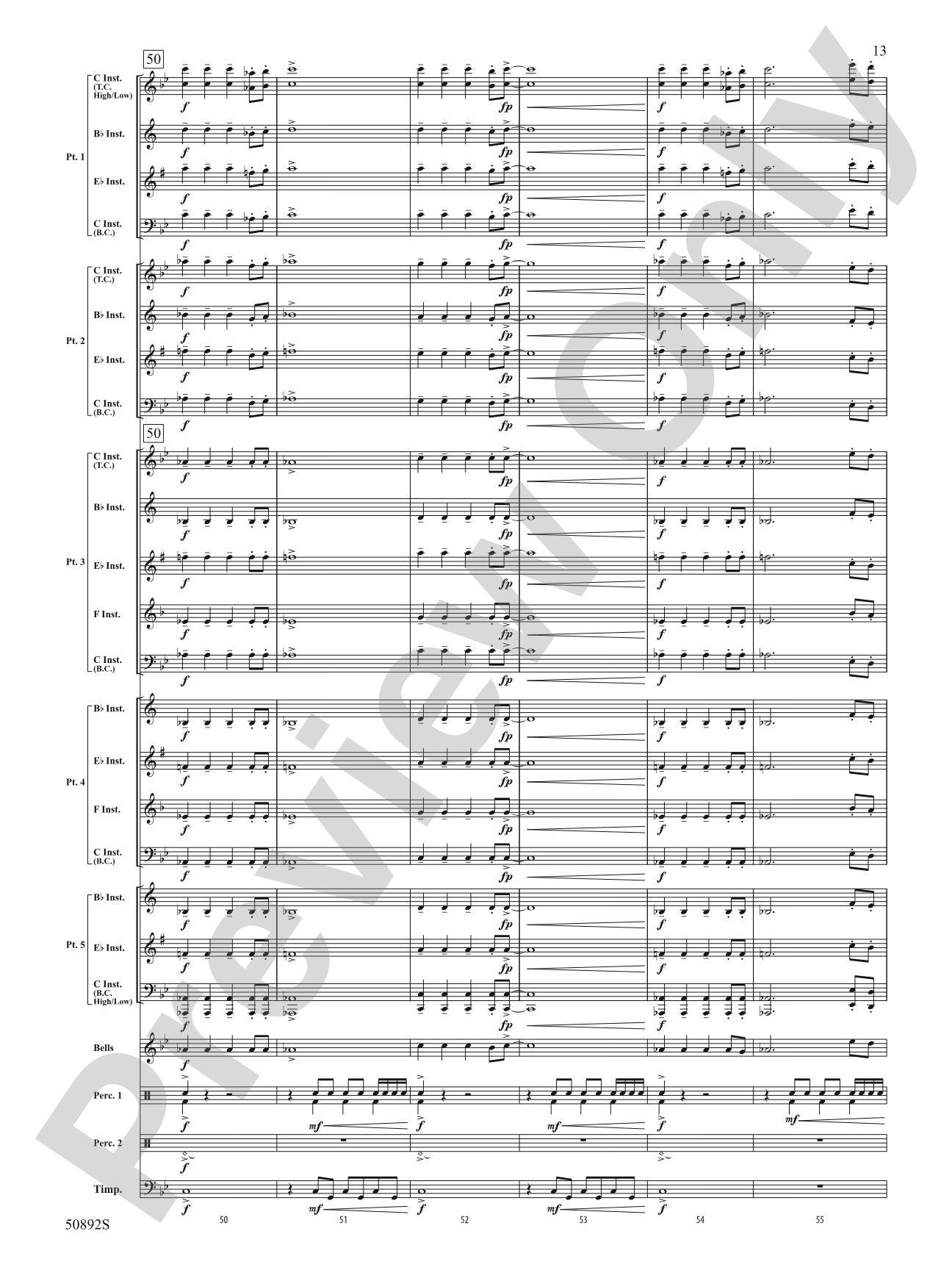 Crusade: Flexible Band/String Ensemble Score & Parts