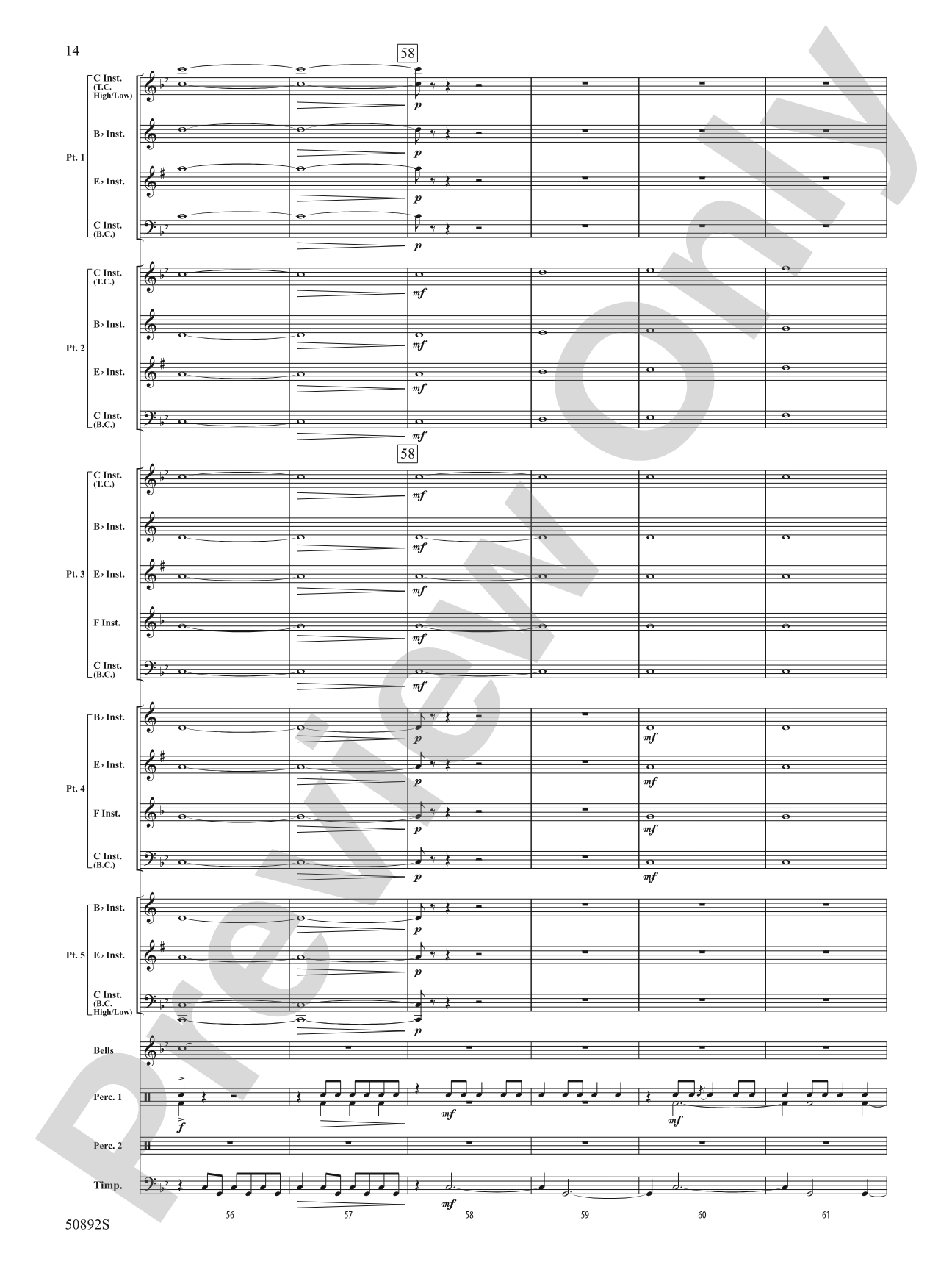 Crusade: Flexible Band/String Ensemble Score & Parts