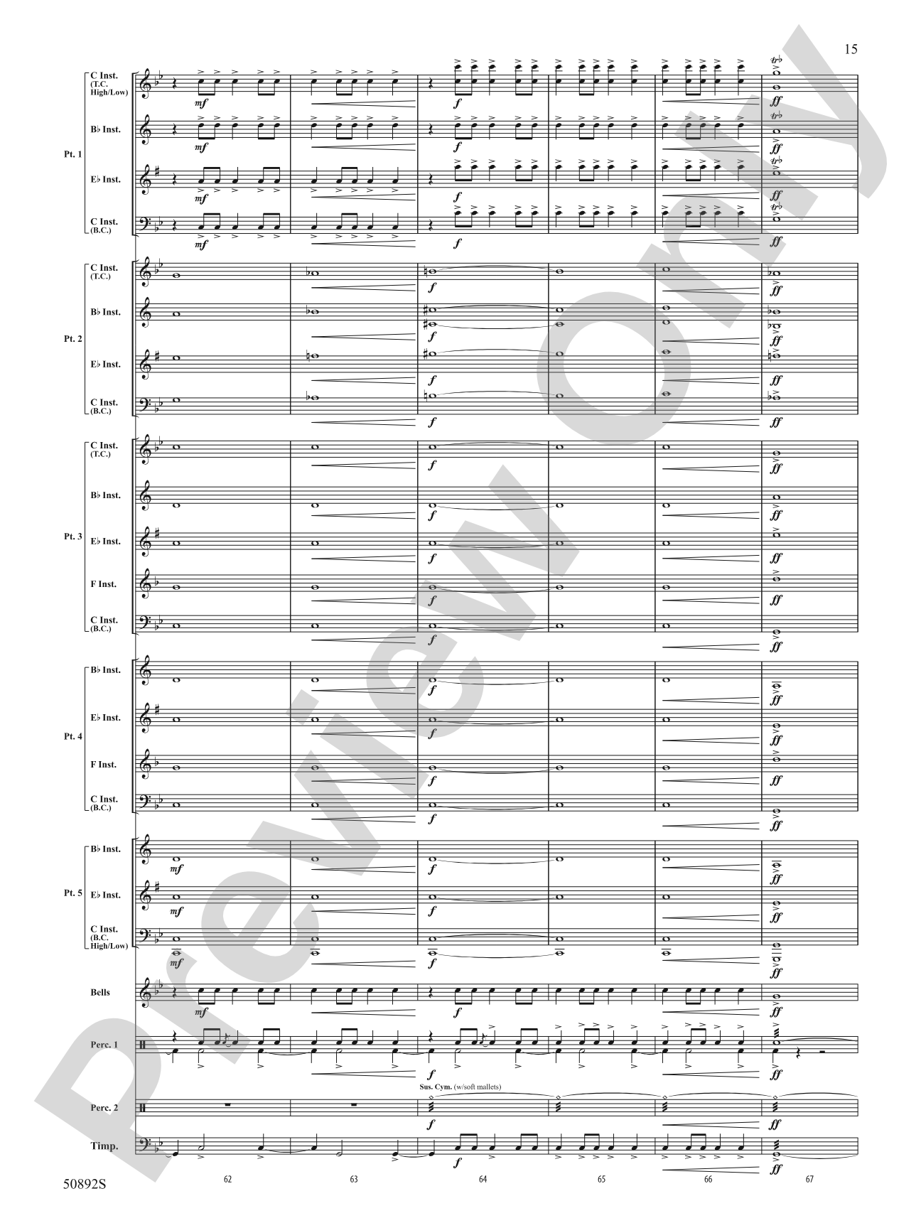 Crusade: Flexible Band/String Ensemble Score & Parts