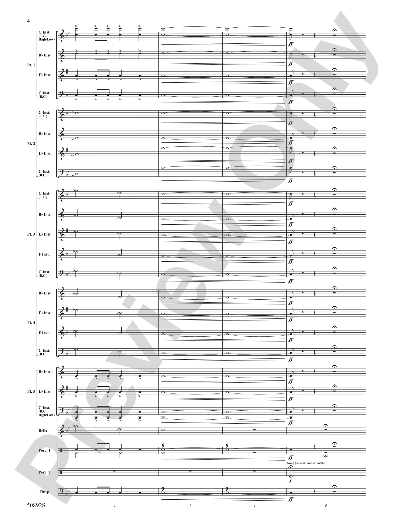 Crusade: Flexible Band/String Ensemble Score & Parts