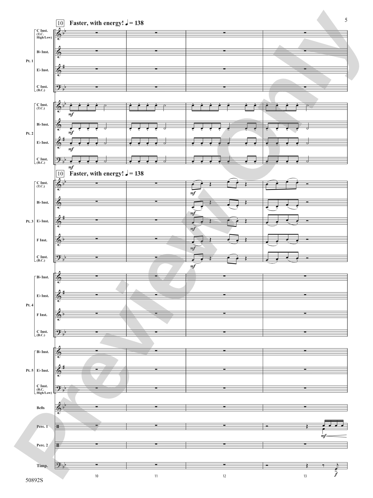 Crusade: Flexible Band/String Ensemble Score & Parts