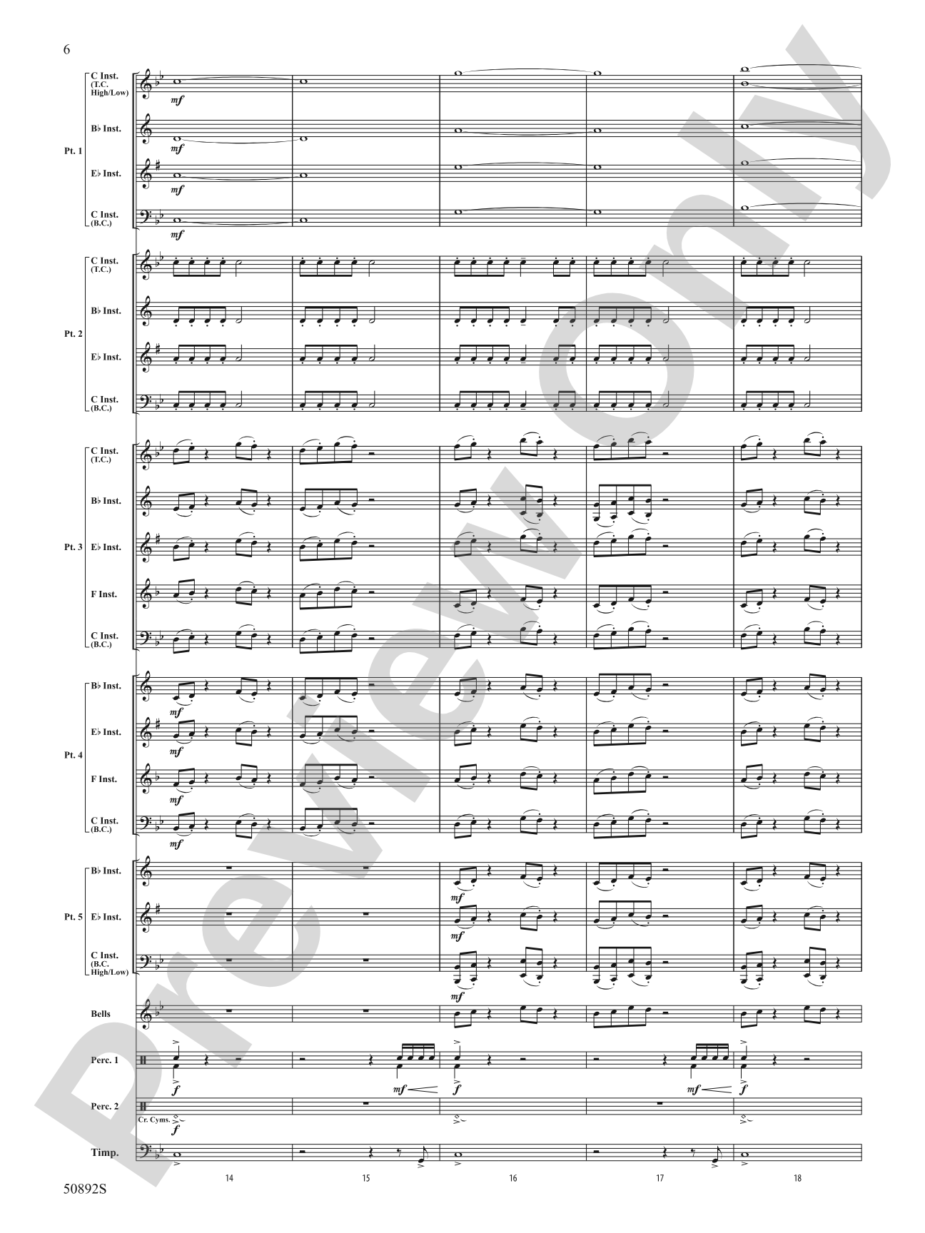 Crusade: Flexible Band/String Ensemble Score & Parts
