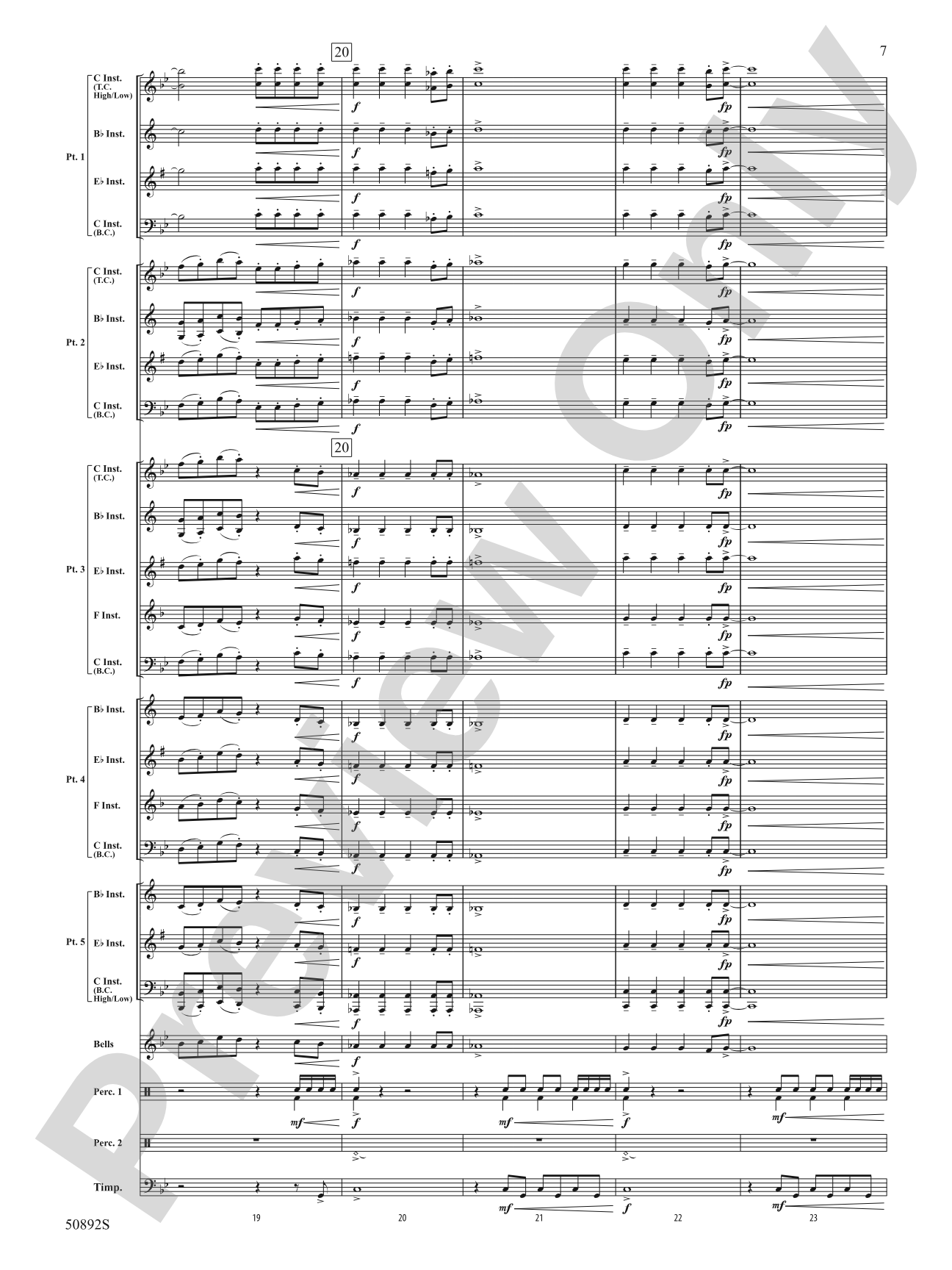 Crusade: Flexible Band/String Ensemble Score & Parts