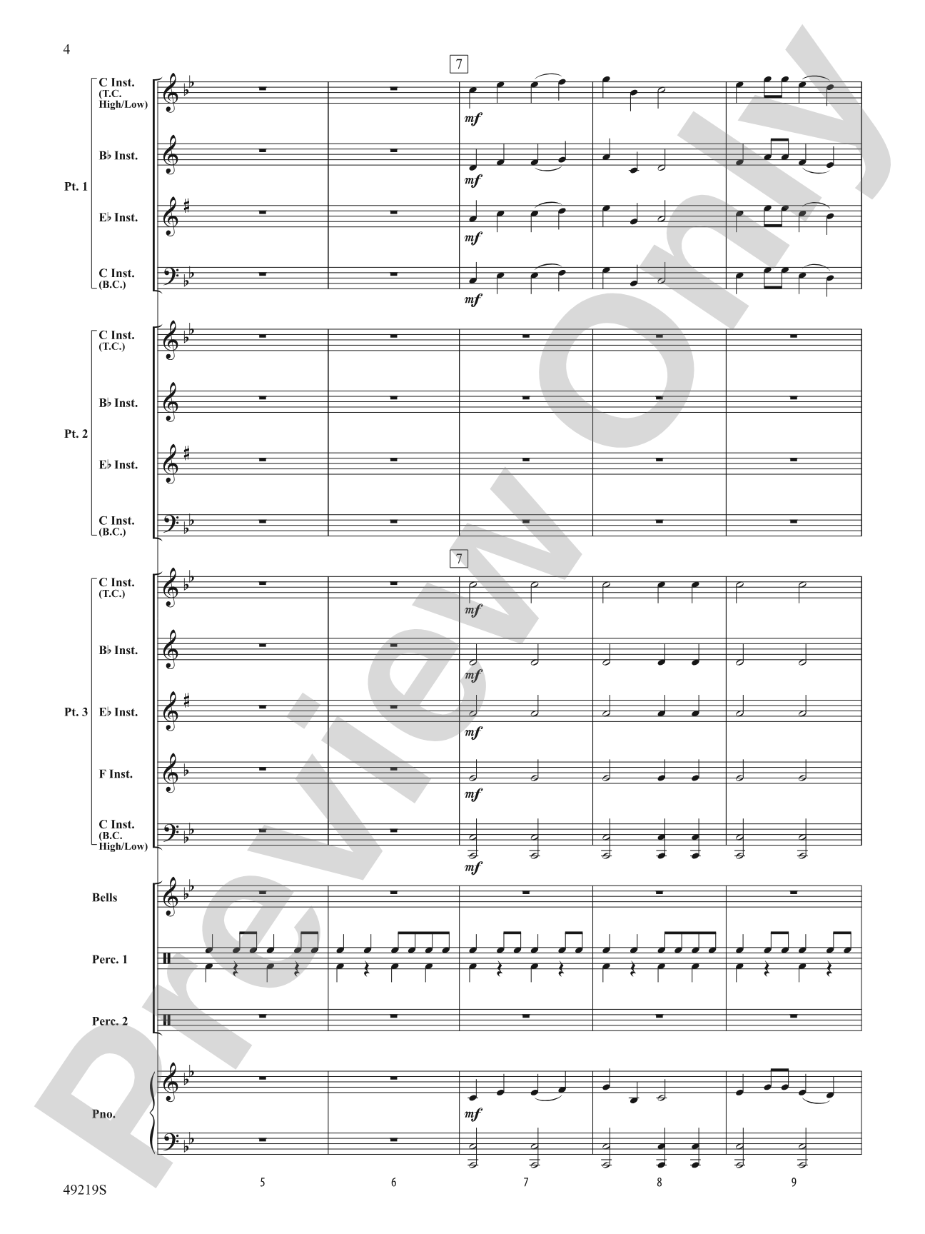 Dragon Dance: Flexible Band/String Ensemble Score & Parts